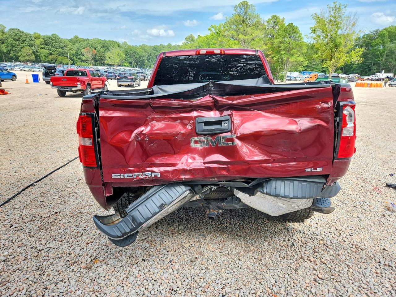 2014 Gmc Sierra K1500 Sle Burgundy vin: 1GTV2UEC2EZ328517