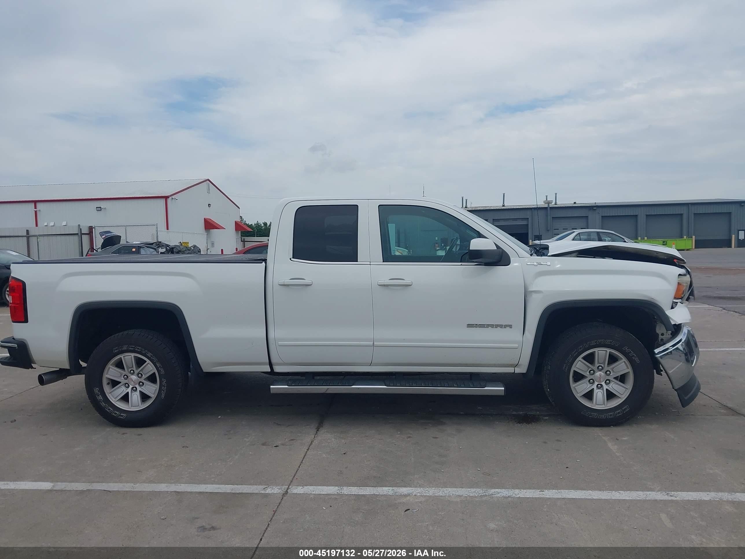 2014 Gmc Sierra 1500 Sle White vin: 1GTV2UEC2EZ371089