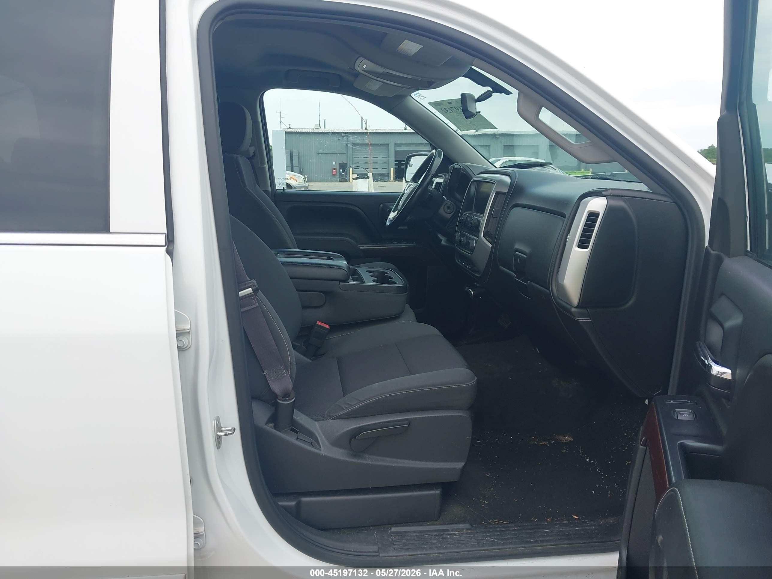 2014 Gmc Sierra 1500 Sle White vin: 1GTV2UEC2EZ371089