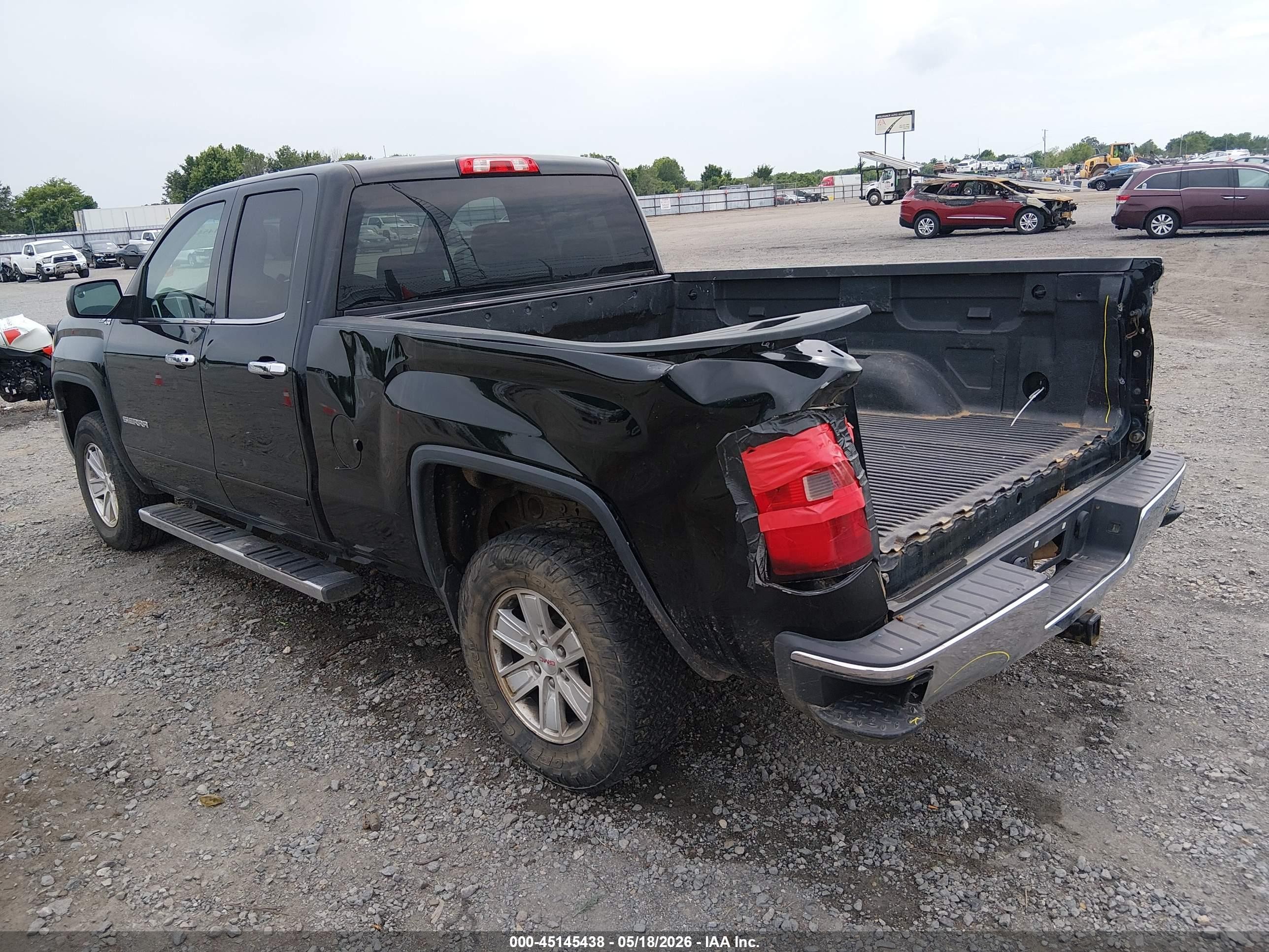 2015 Gmc Sierra 1500 Sle Black vin: 1GTV2UEC2FZ158399