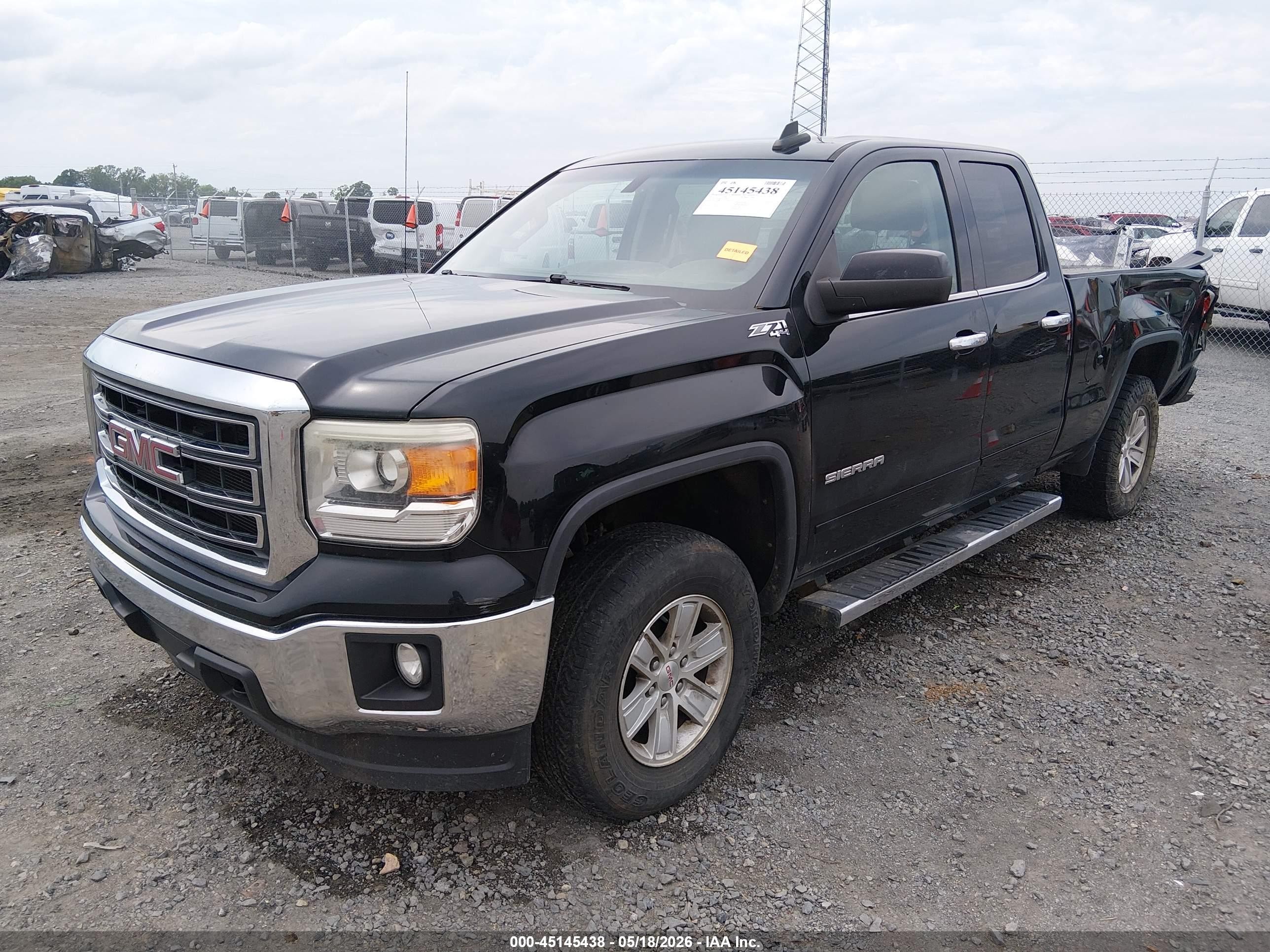 2015 Gmc Sierra 1500 Sle Black vin: 1GTV2UEC2FZ158399