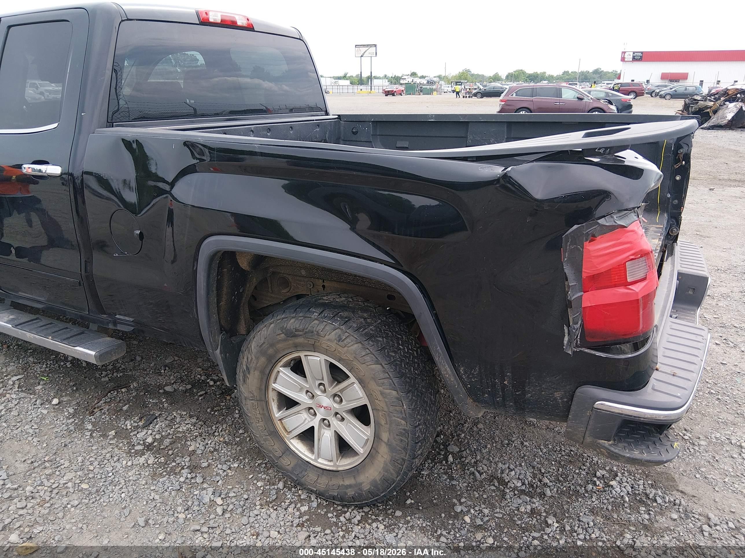 2015 Gmc Sierra 1500 Sle Black vin: 1GTV2UEC2FZ158399