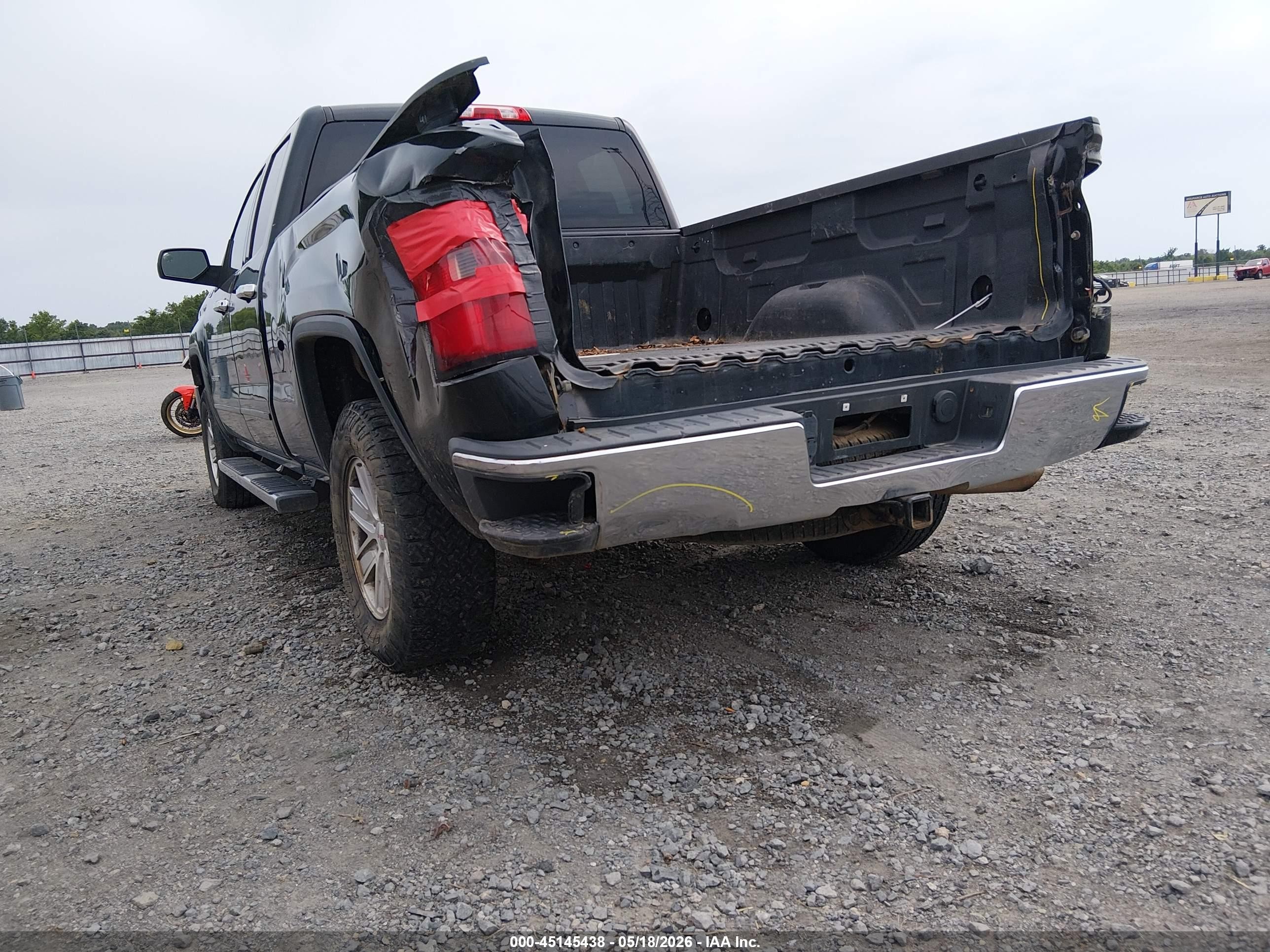 2015 Gmc Sierra 1500 Sle Black vin: 1GTV2UEC2FZ158399