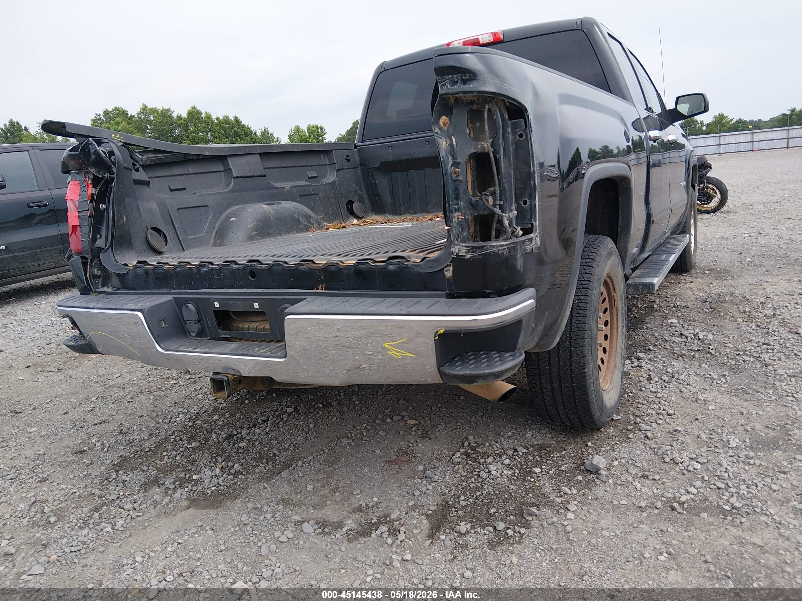 2015 Gmc Sierra 1500 Sle Black vin: 1GTV2UEC2FZ158399
