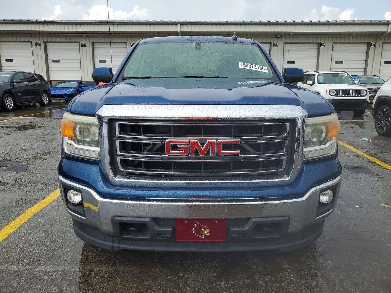 2015 Gmc Sierra K1500 Sle Синий vin: 1GTV2UEC2FZ213451