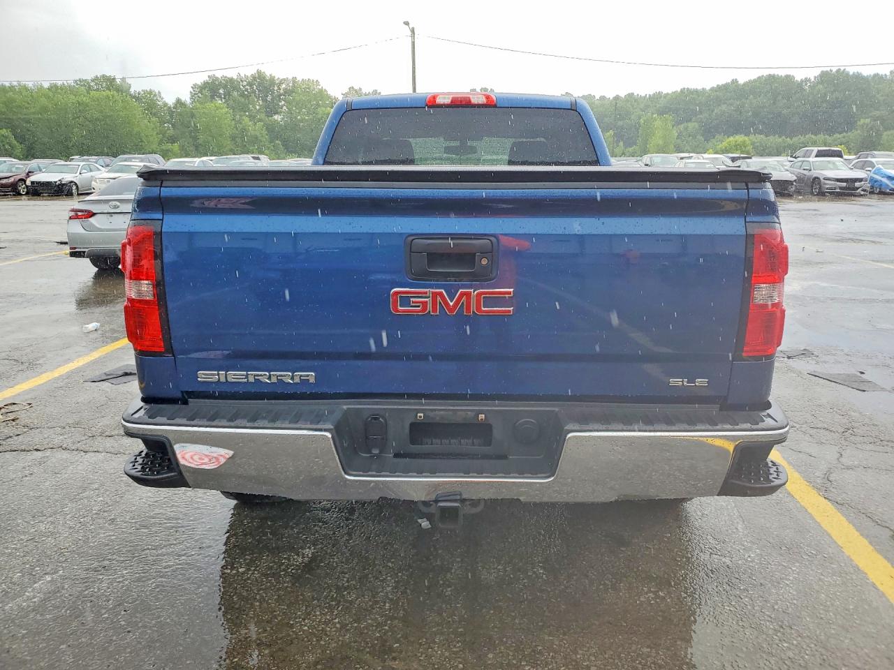 2015 Gmc Sierra K1500 Sle Синий vin: 1GTV2UEC2FZ213451