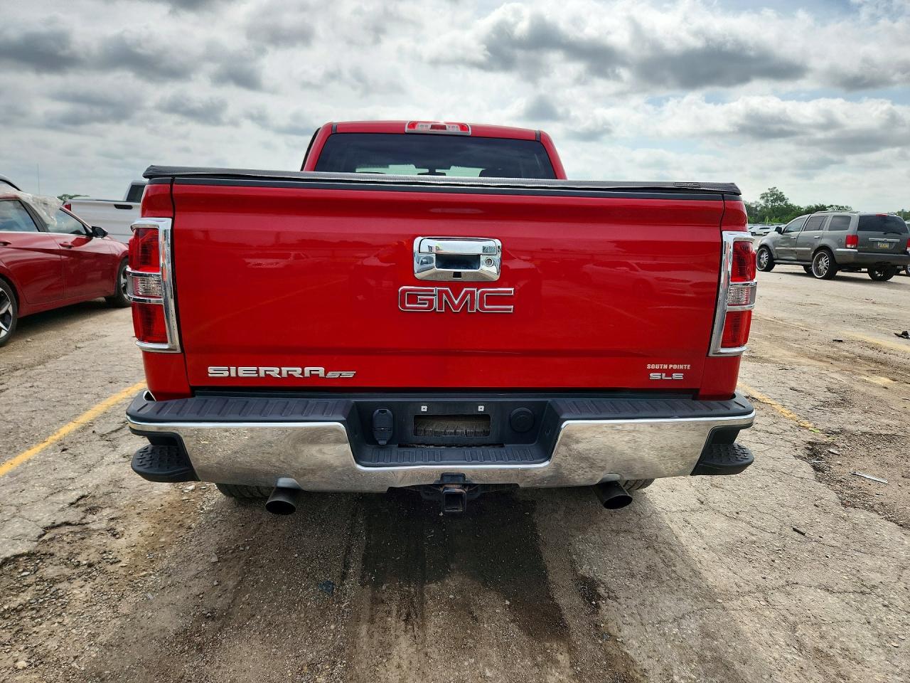 2015 Gmc Sierra K1500 Sle Red vin: 1GTV2UEC2FZ254338