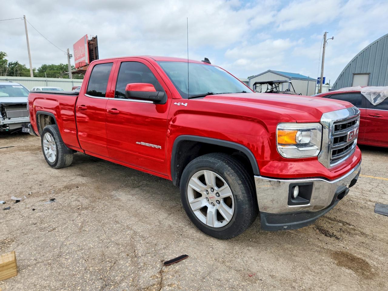 2015 Gmc Sierra K1500 Sle Red vin: 1GTV2UEC2FZ254338