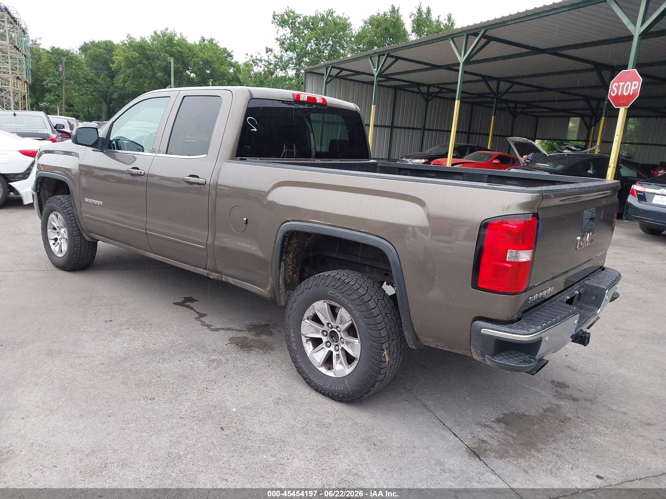 2015 Gmc Sierra 1500 Sle Dark Brown vin: 1GTV2UEC2FZ254839
