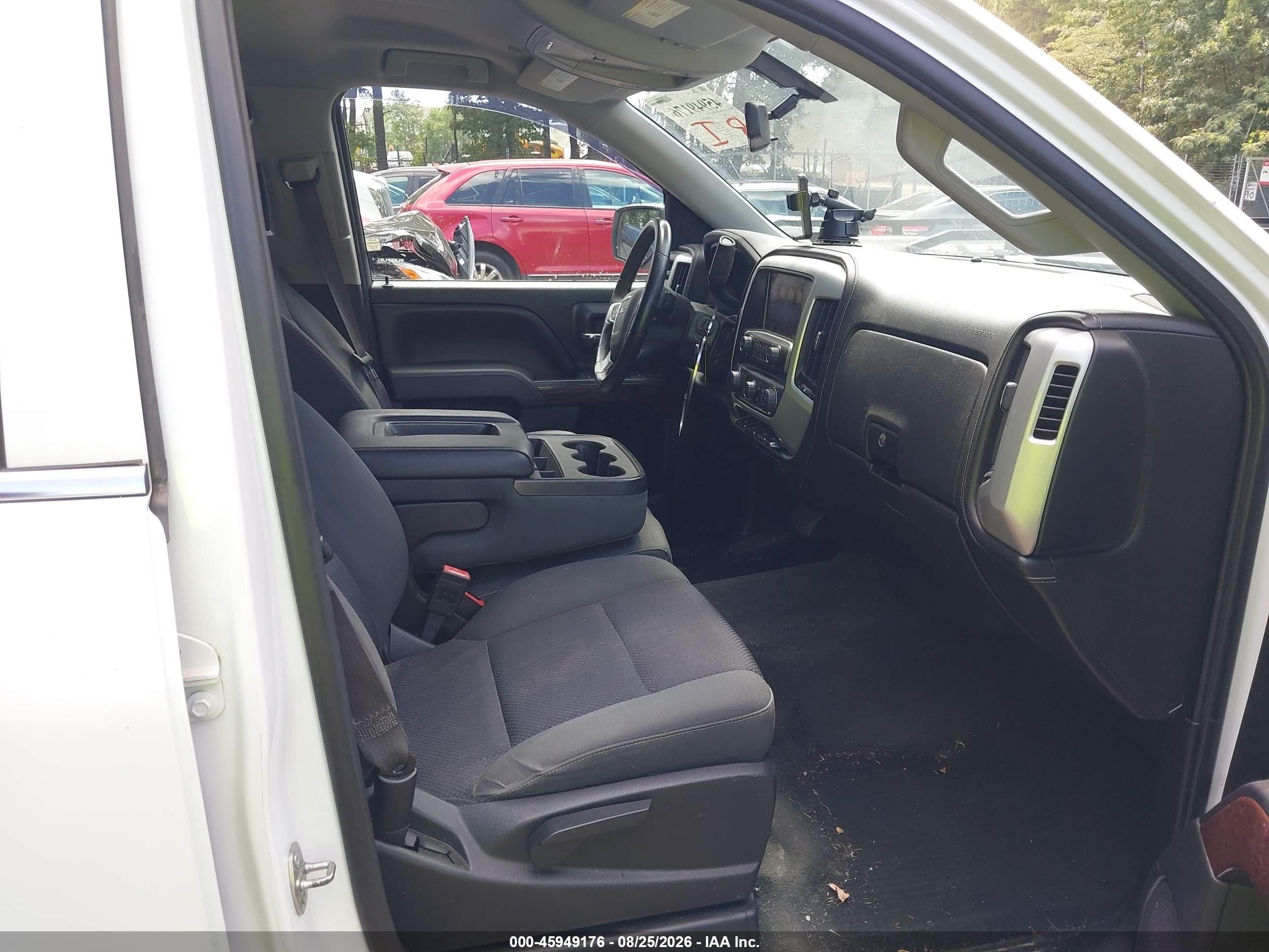 2014 Gmc Sierra 1500 Sle White vin: 1GTV2UEC3EZ167868