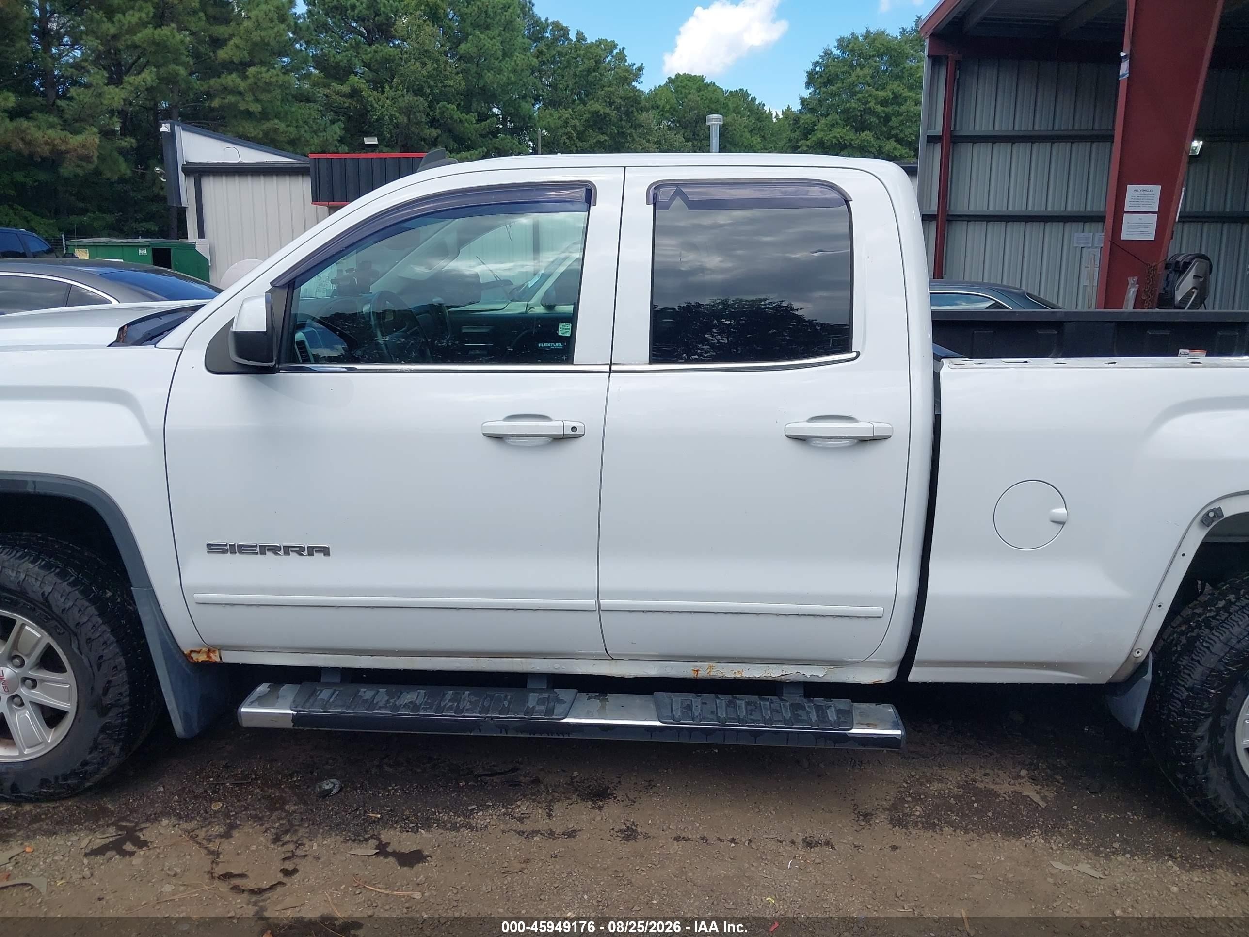 2014 Gmc Sierra 1500 Sle White vin: 1GTV2UEC3EZ167868