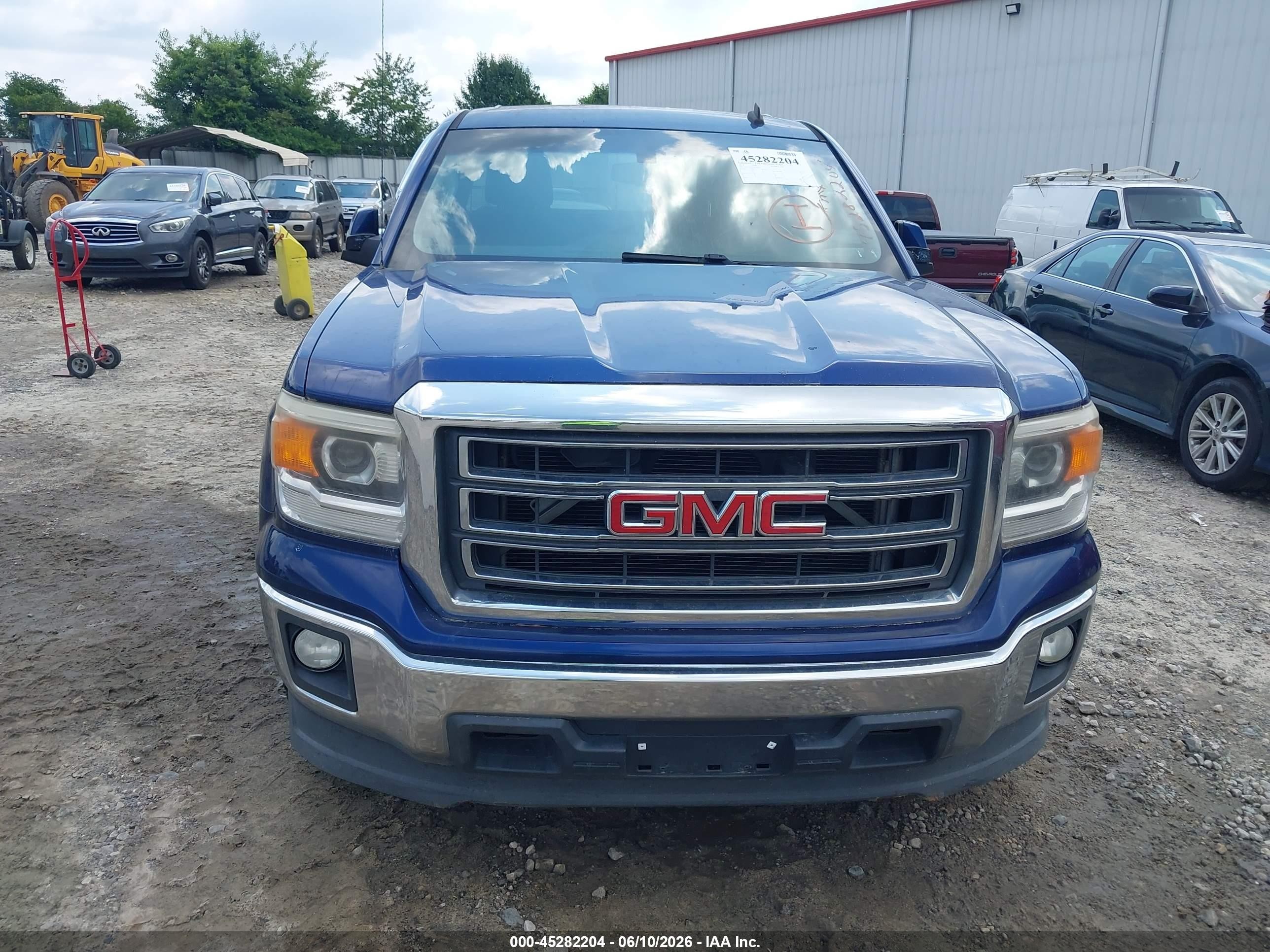 2014 Gmc Sierra 1500 Sle Синий vin: 1GTV2UEC3EZ268554