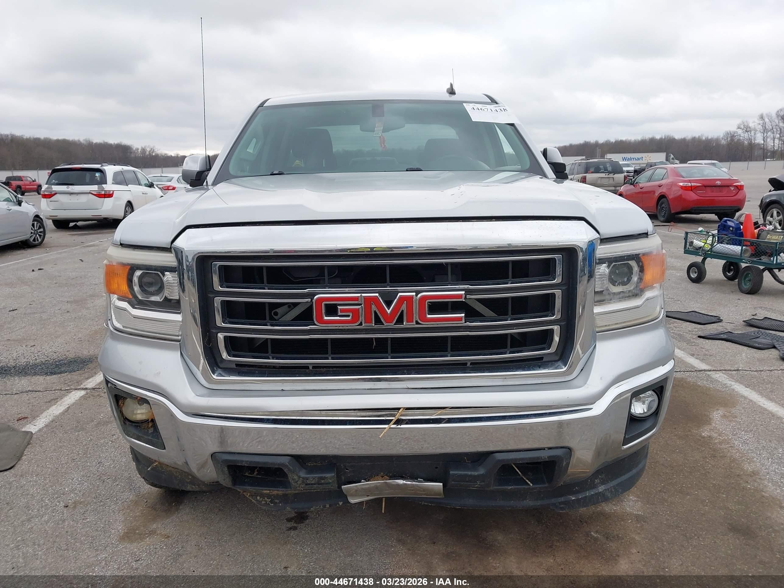 2014 Gmc Sierra 1500 Sle Silver vin: 1GTV2UEC3EZ272216