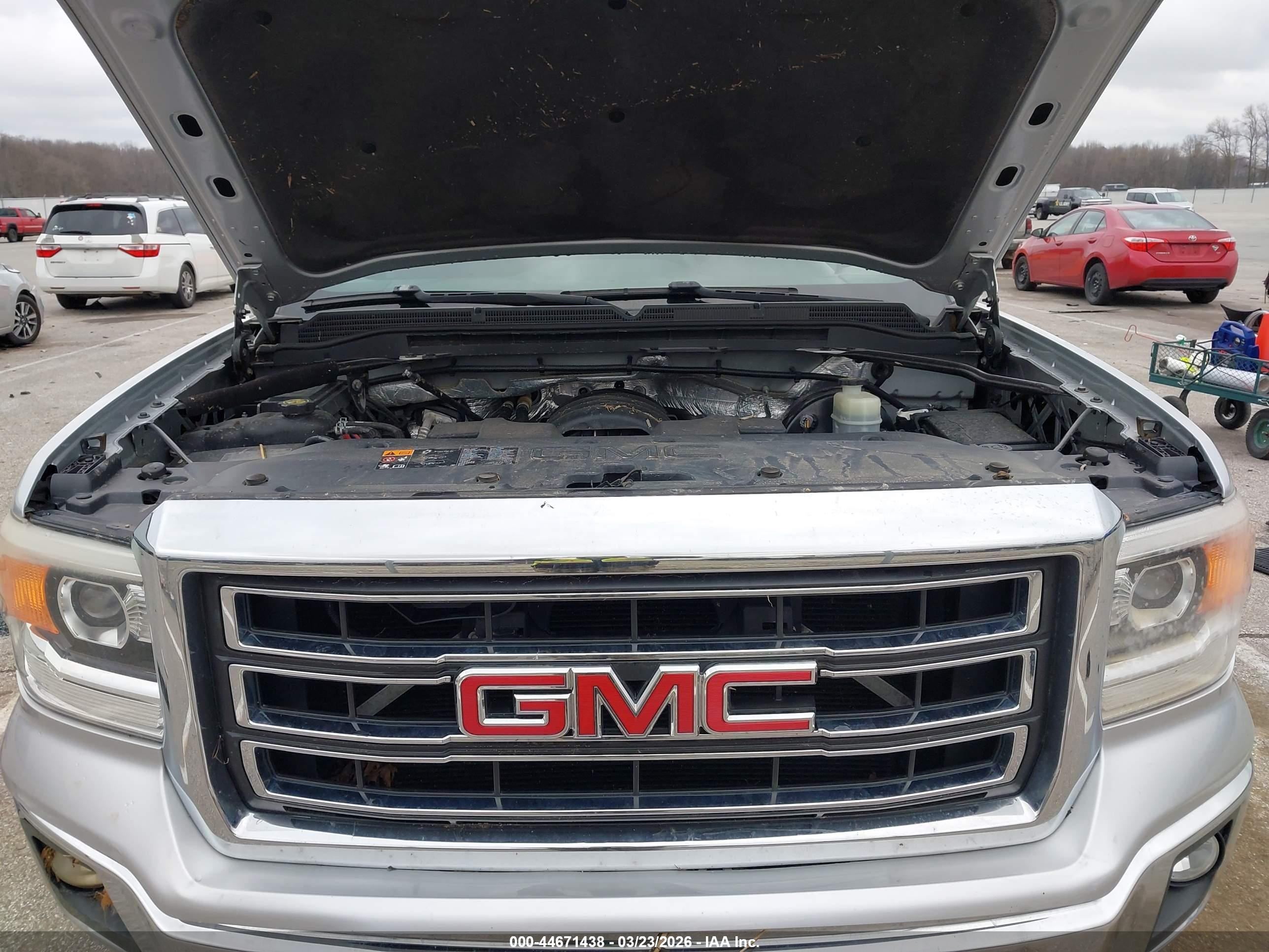 2014 Gmc Sierra 1500 Sle Silver vin: 1GTV2UEC3EZ272216