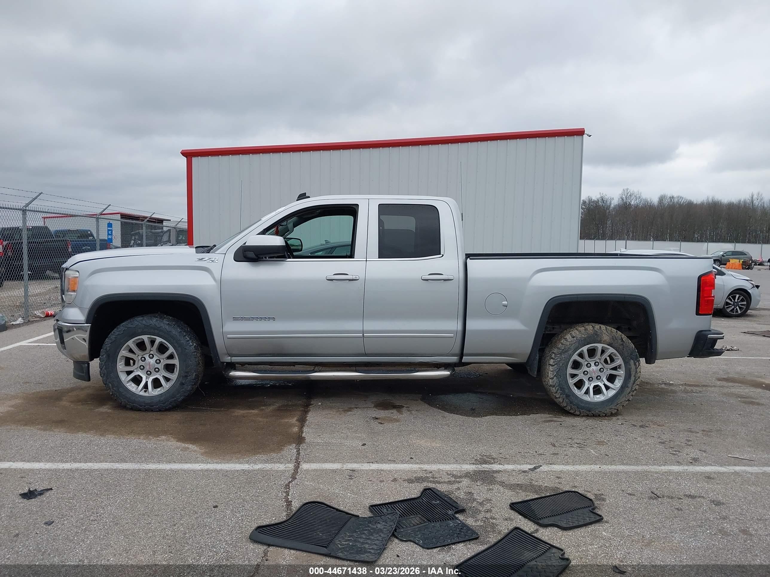 2014 Gmc Sierra 1500 Sle Silver vin: 1GTV2UEC3EZ272216
