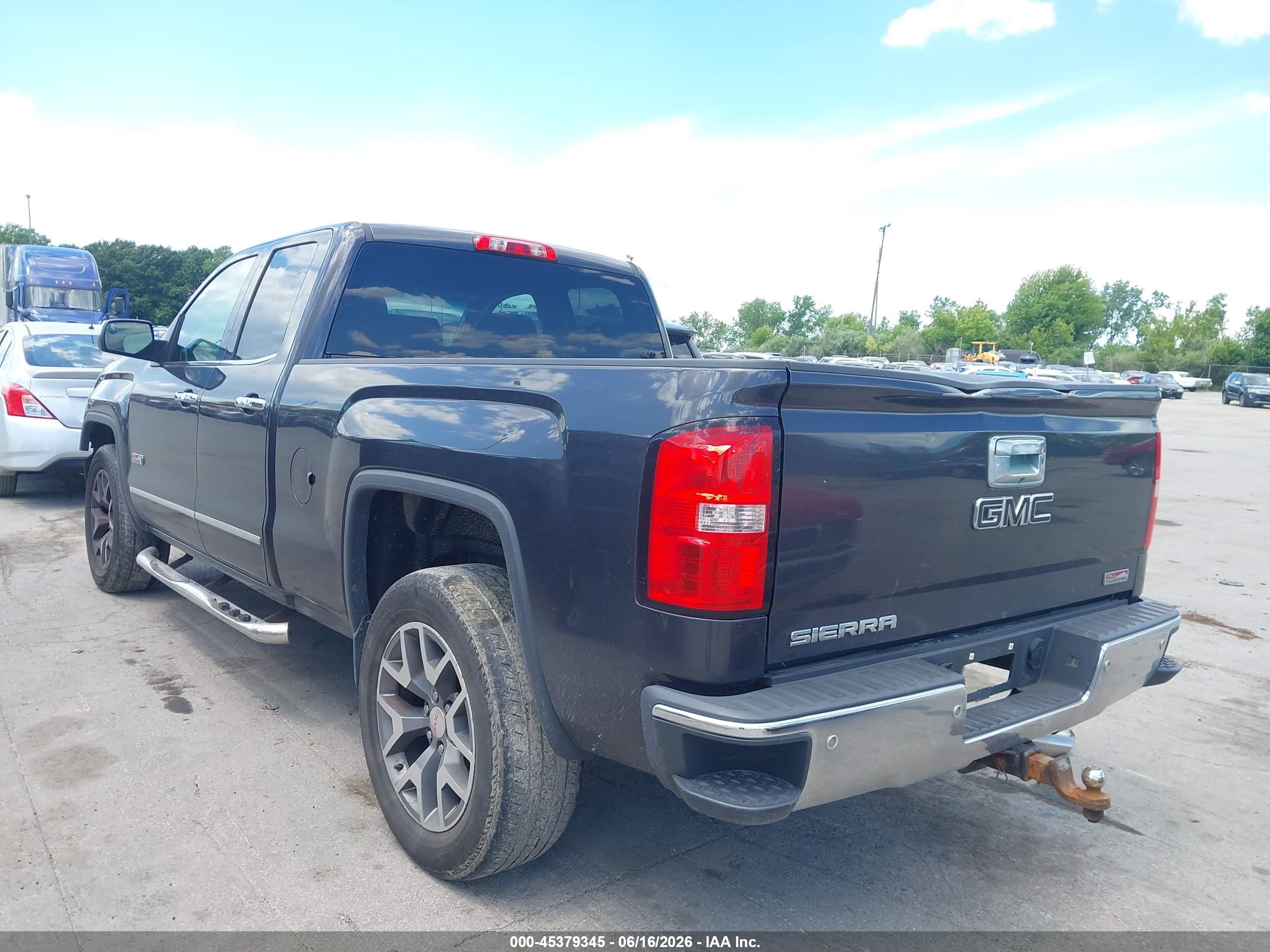 2014 Gmc Sierra 1500 Sle Серый vin: 1GTV2UEC3EZ330616