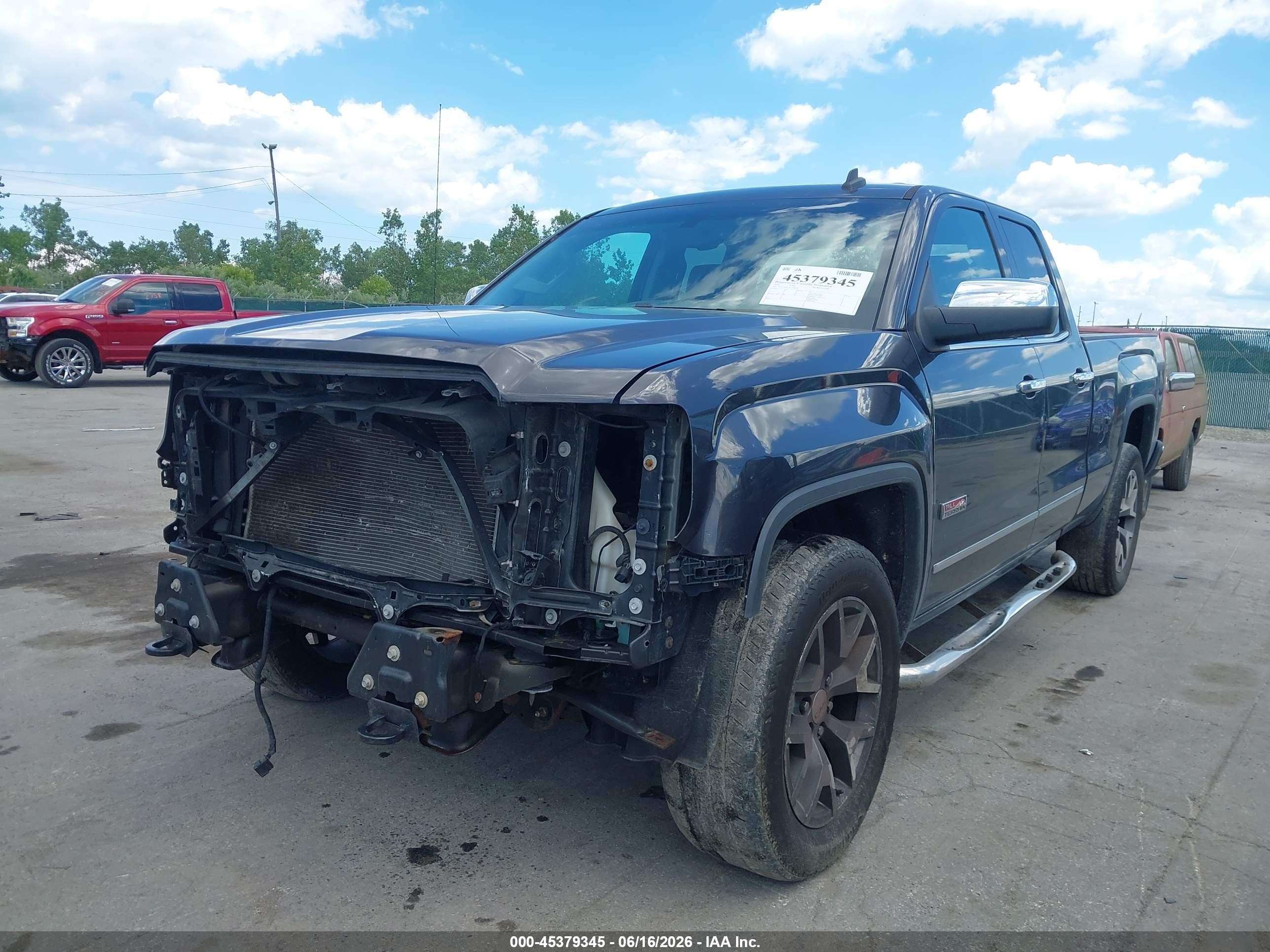 2014 Gmc Sierra 1500 Sle Серый vin: 1GTV2UEC3EZ330616