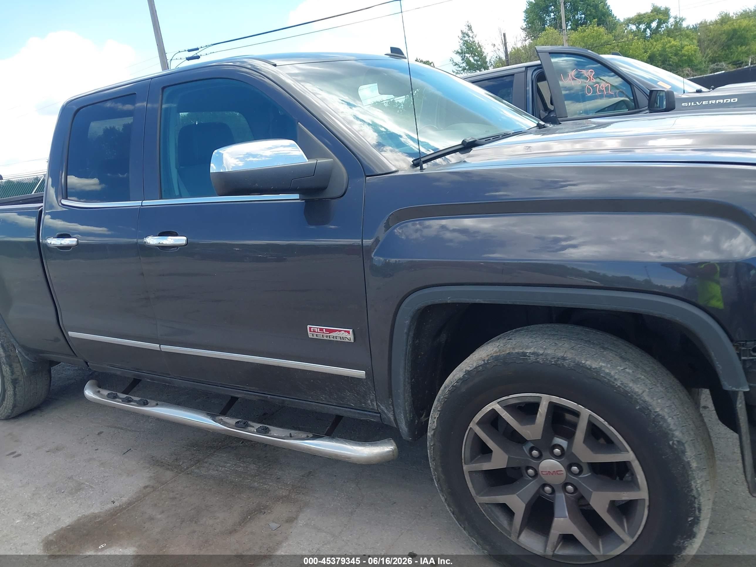 2014 Gmc Sierra 1500 Sle Серый vin: 1GTV2UEC3EZ330616
