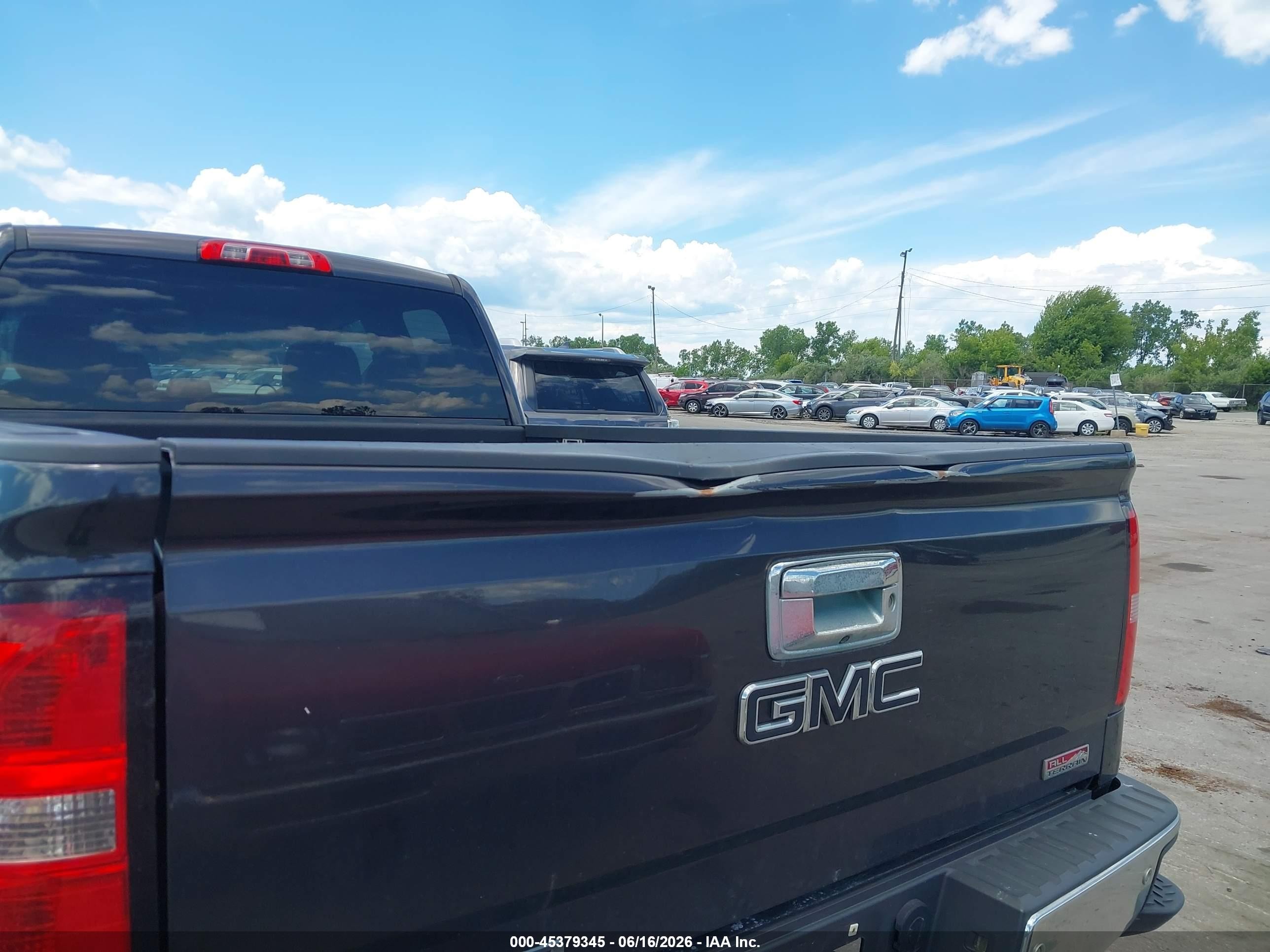 2014 Gmc Sierra 1500 Sle Серый vin: 1GTV2UEC3EZ330616