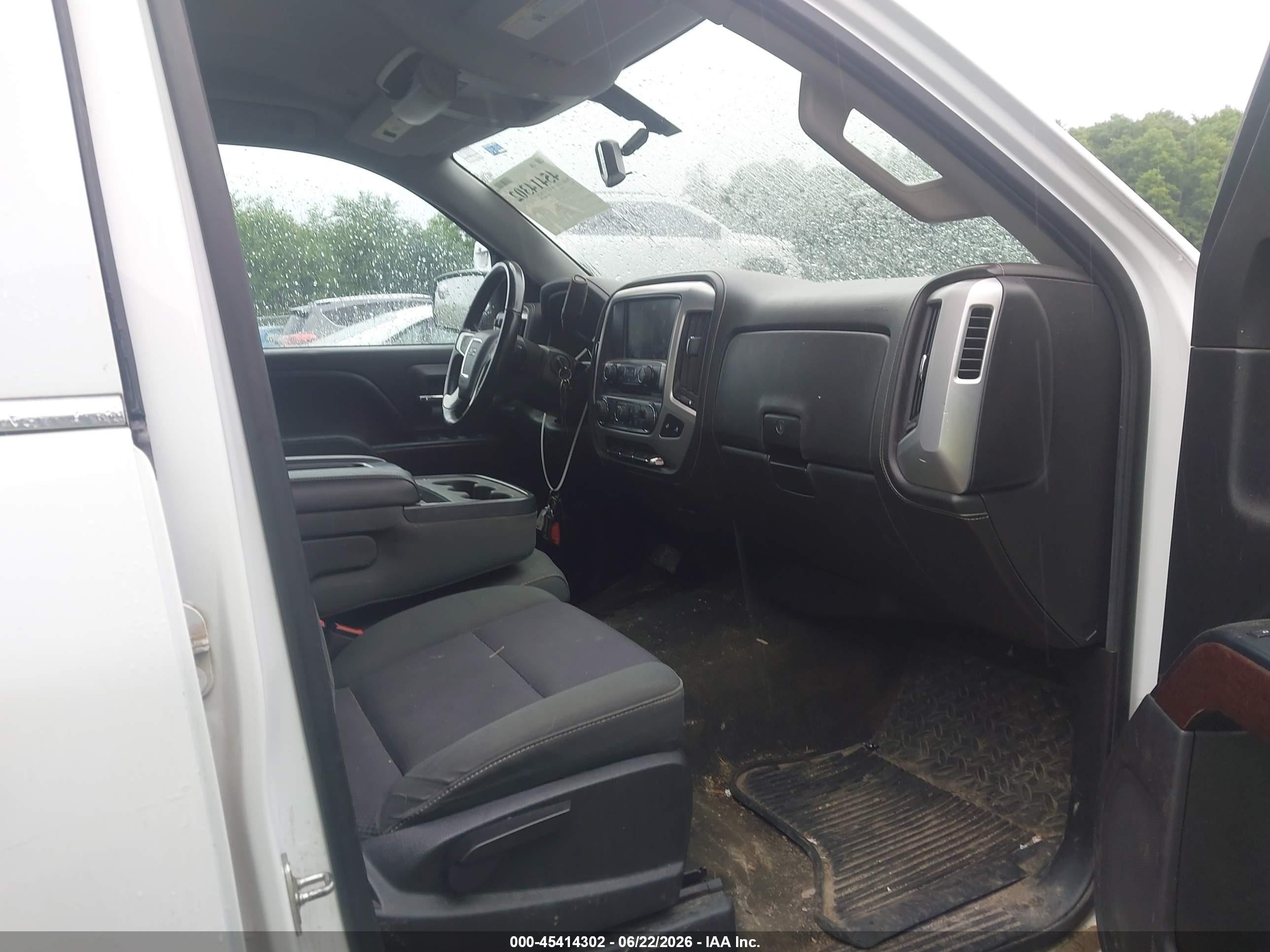 2015 Gmc Sierra 1500 Sle White vin: 1GTV2UEC3FZ220117