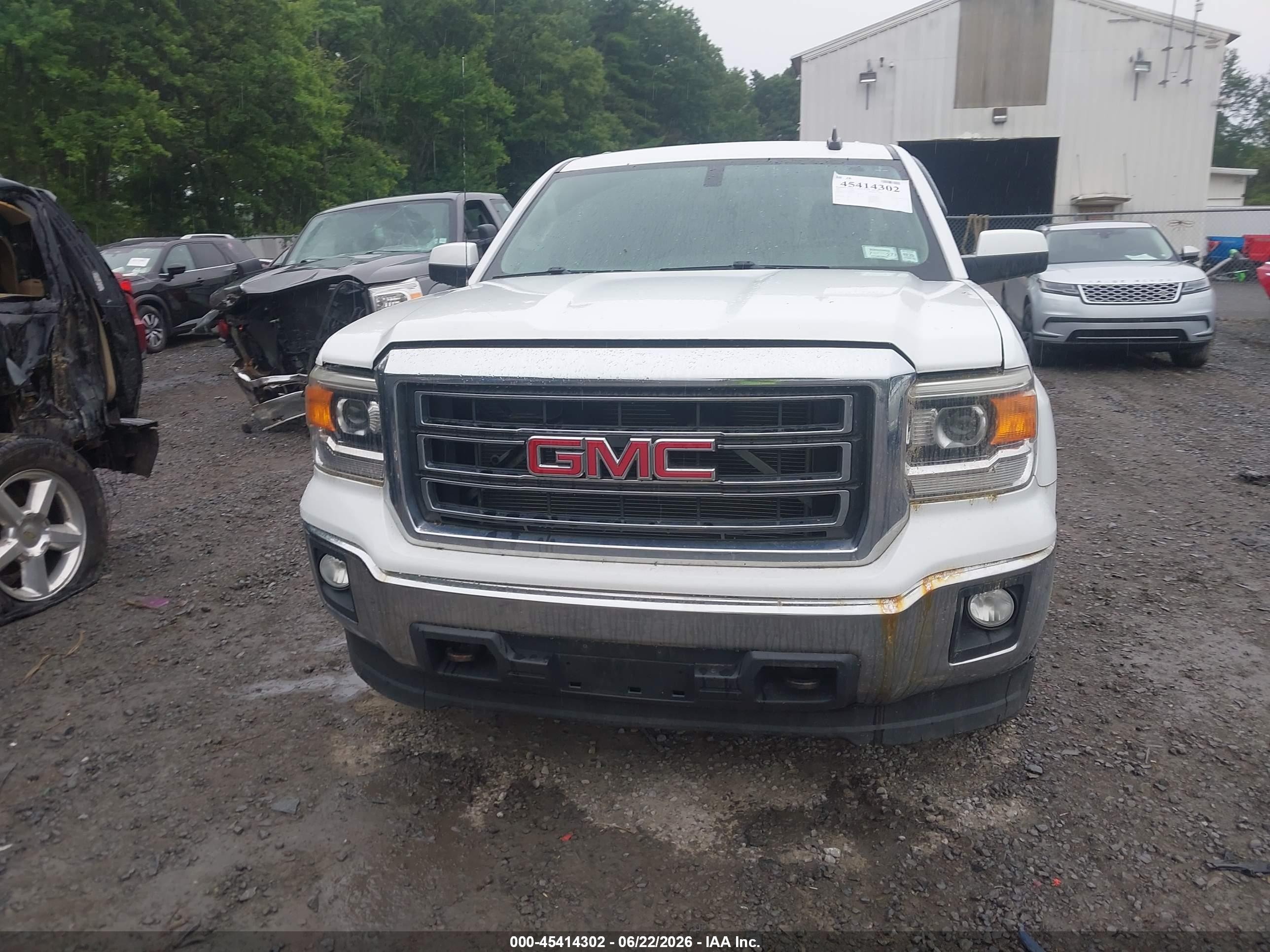 2015 Gmc Sierra 1500 Sle White vin: 1GTV2UEC3FZ220117