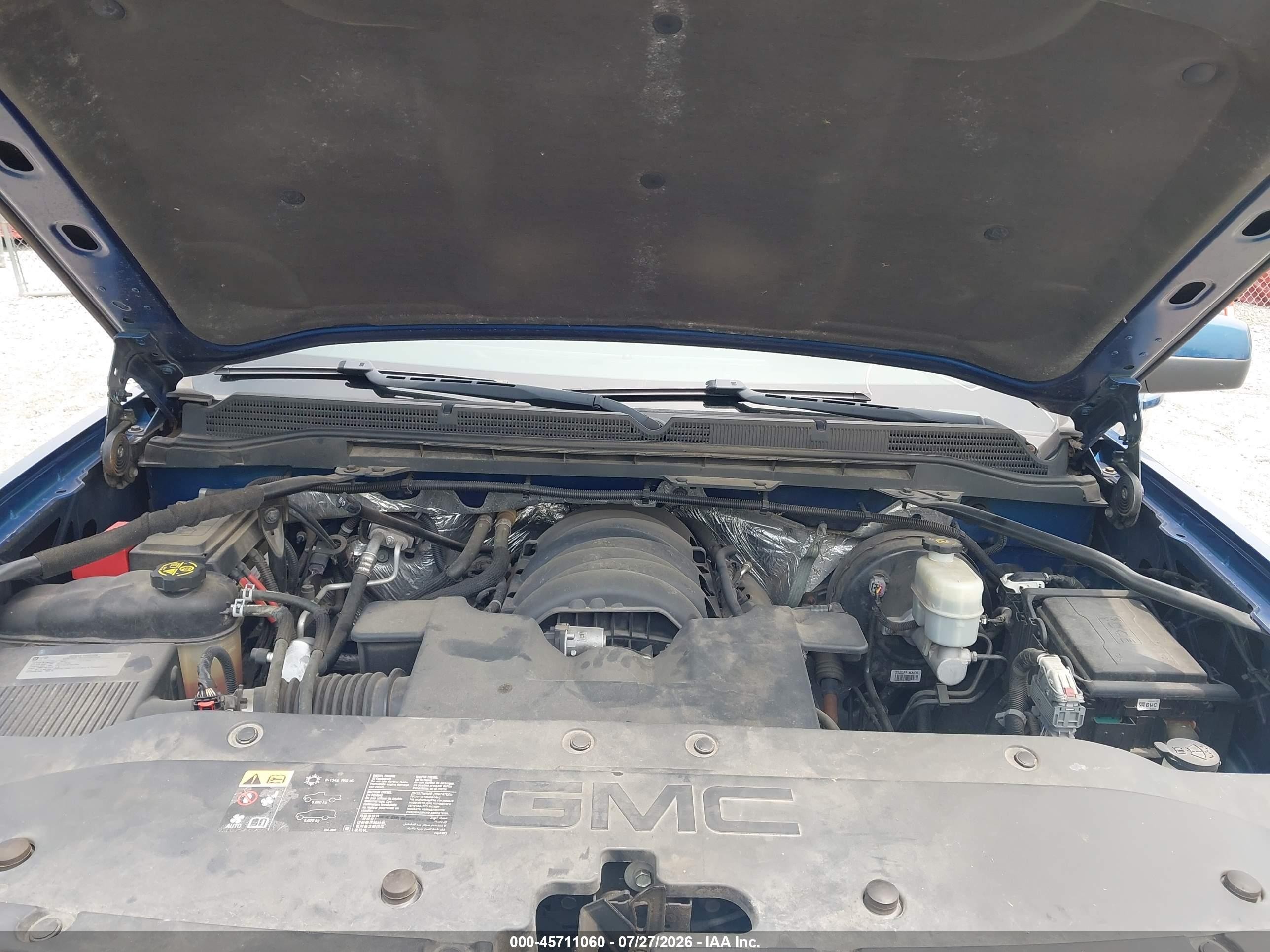 2015 Gmc Sierra 1500 Sle Blue vin: 1GTV2UEC3FZ240383