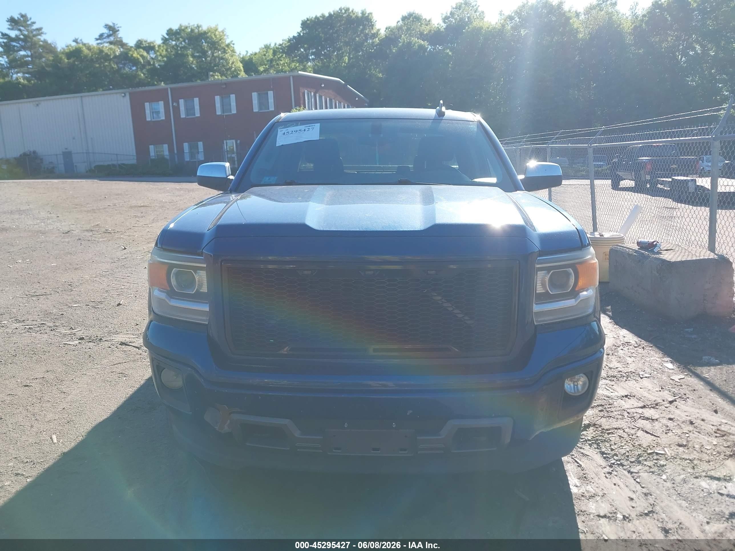 2015 Gmc Sierra 1500 Sle Blue vin: 1GTV2UEC3FZ244515