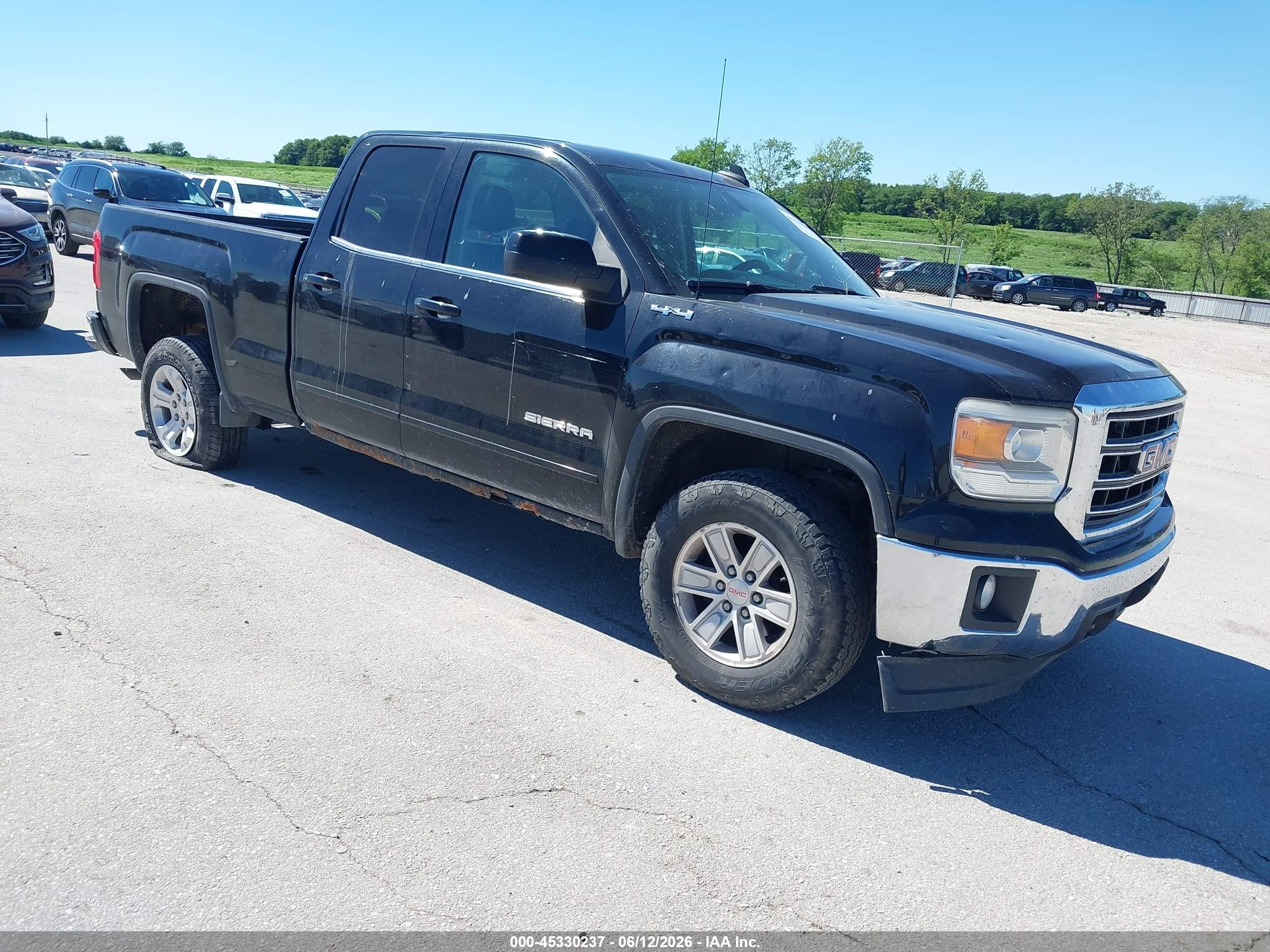 2015 Gmc Sierra 1500 Sle Black vin: 1GTV2UEC3FZ427283