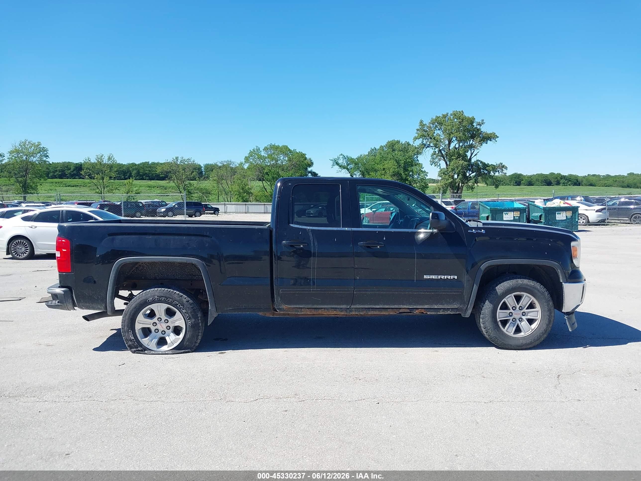 2015 Gmc Sierra 1500 Sle Black vin: 1GTV2UEC3FZ427283