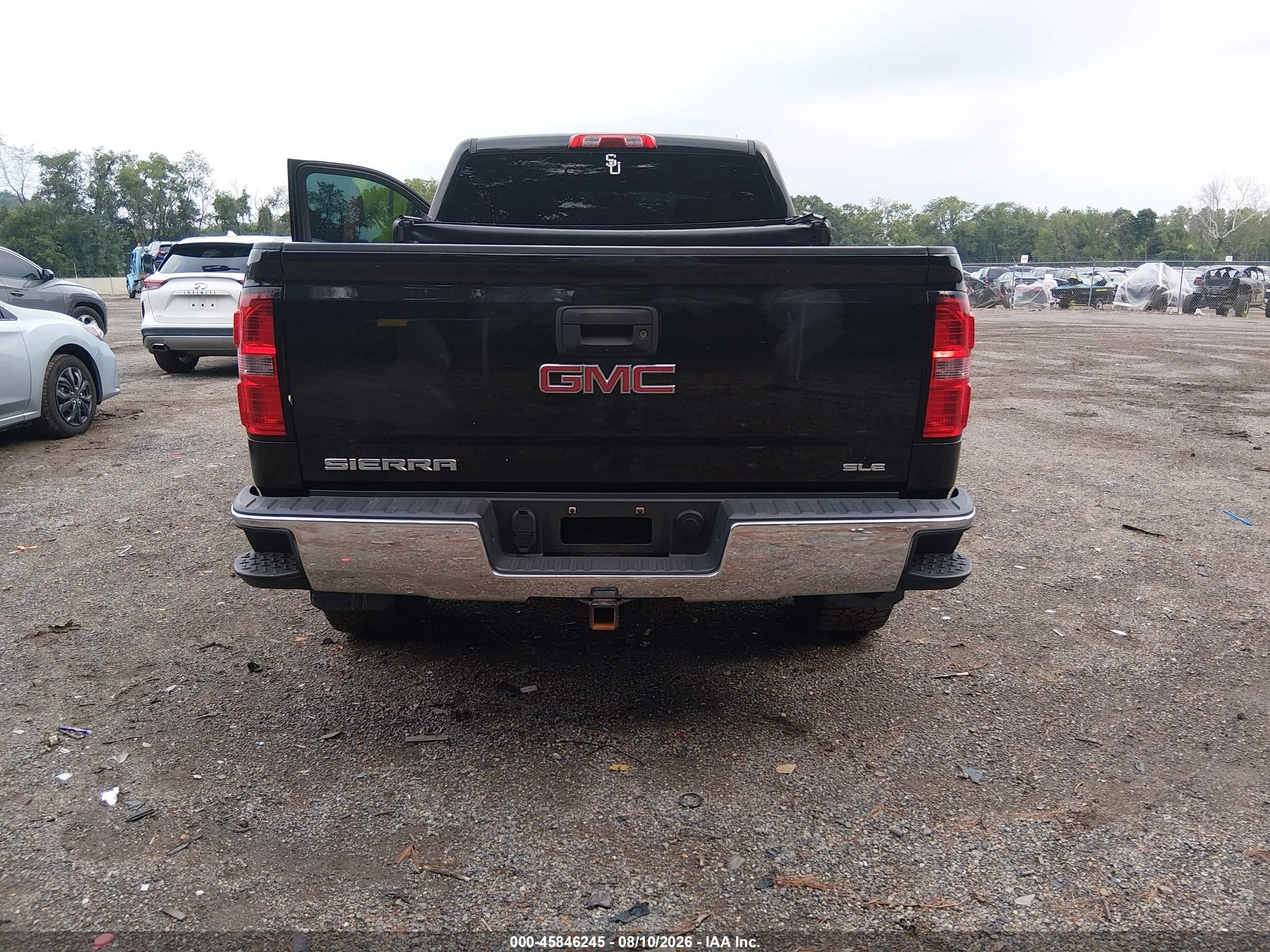 2014 Gmc Sierra 1500 Sle Black vin: 1GTV2UEC4EZ110241