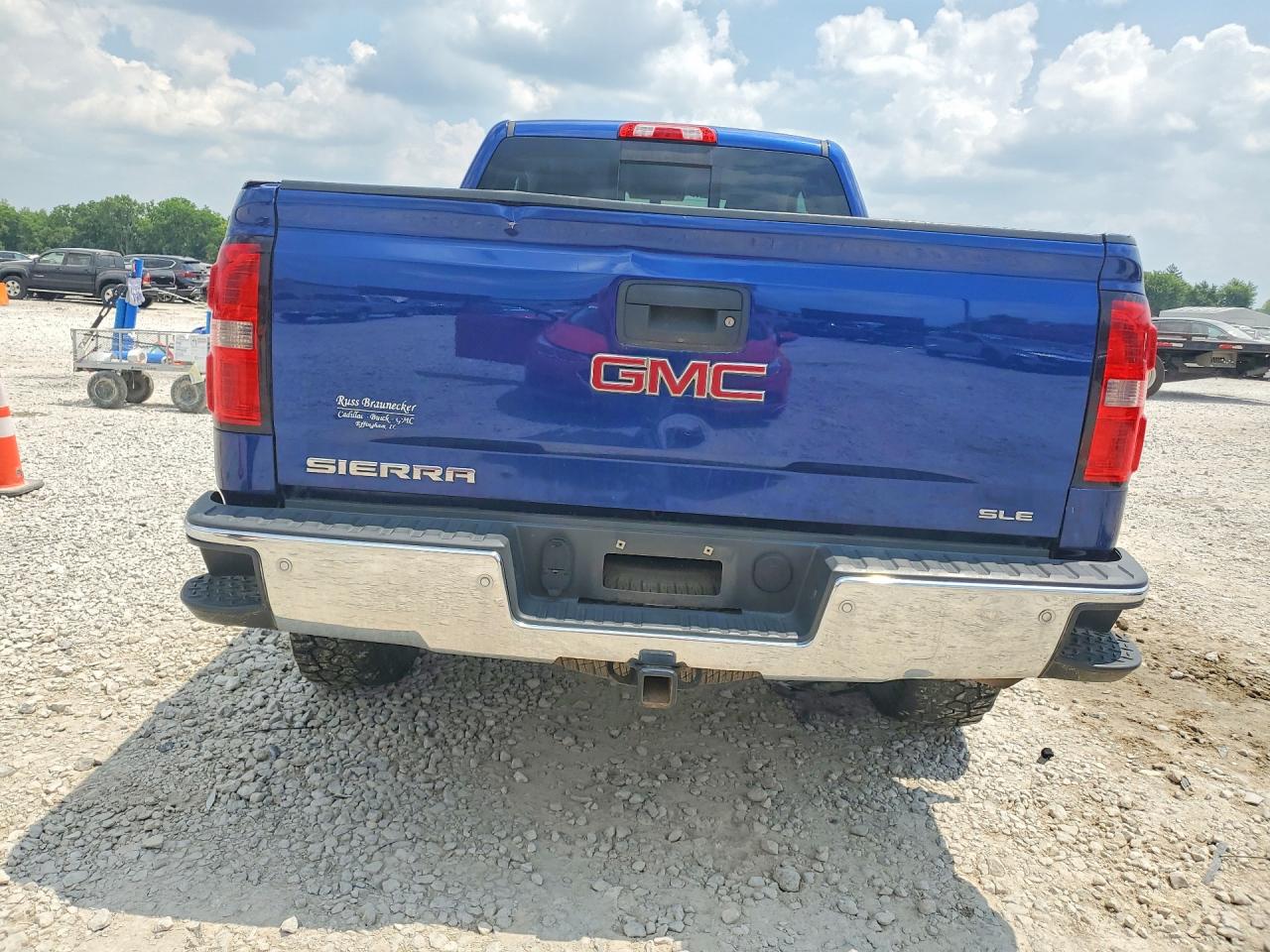 2014 Gmc Sierra K1500 Sle Blue vin: 1GTV2UEC4EZ124446