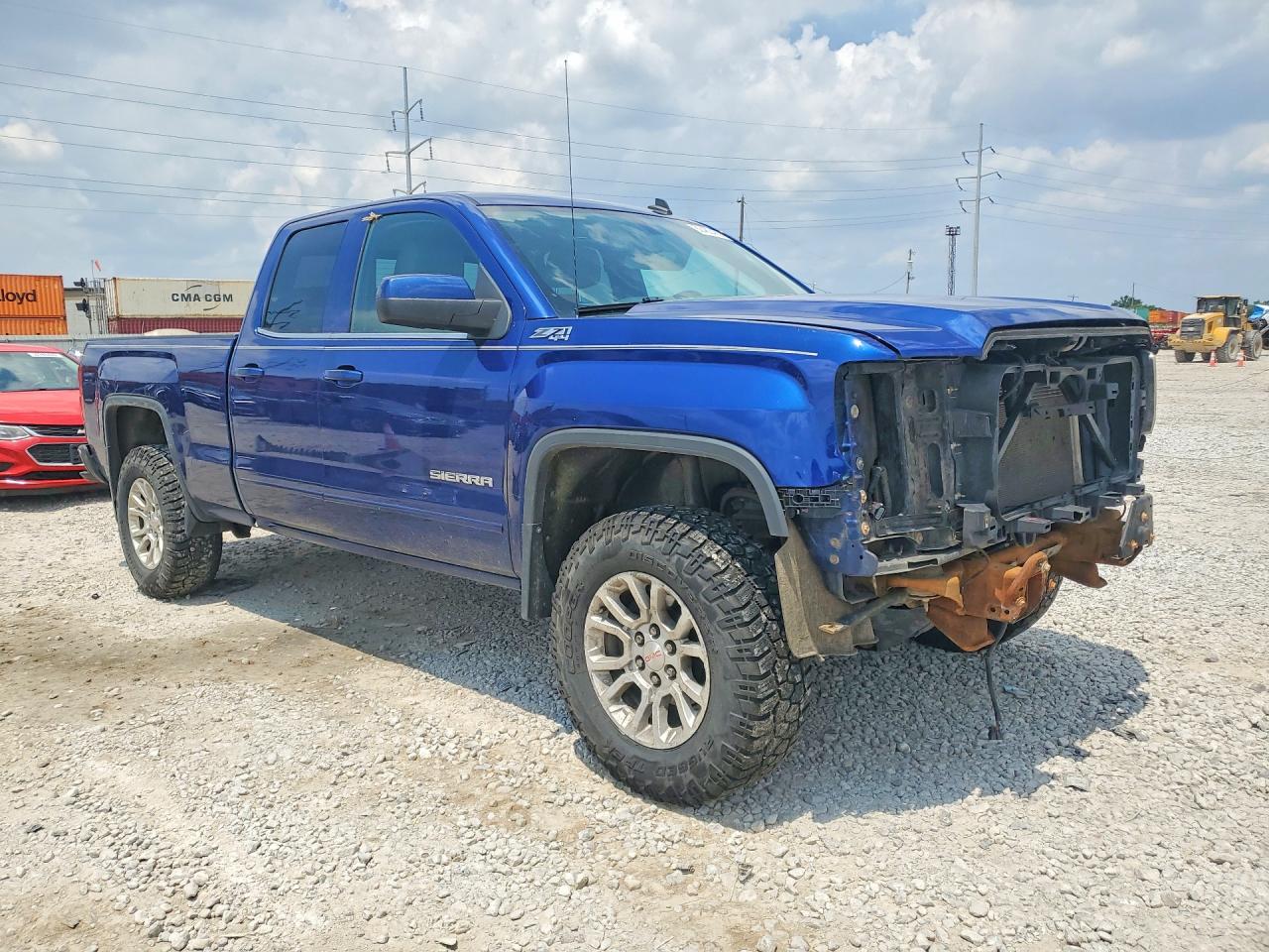2014 Gmc Sierra K1500 Sle Blue vin: 1GTV2UEC4EZ124446