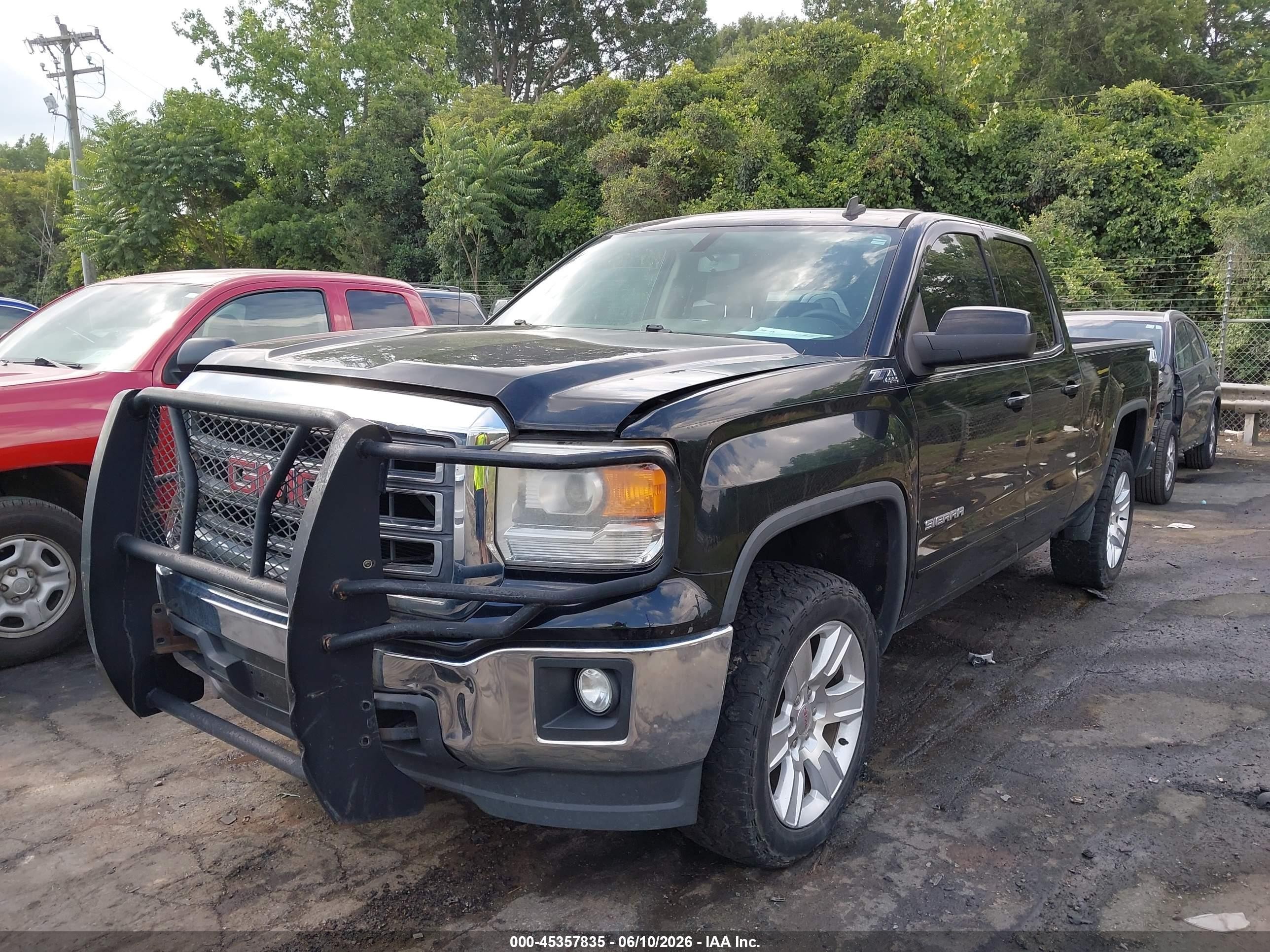 2014 Gmc Sierra 1500 Sle Black vin: 1GTV2UEC4EZ157804