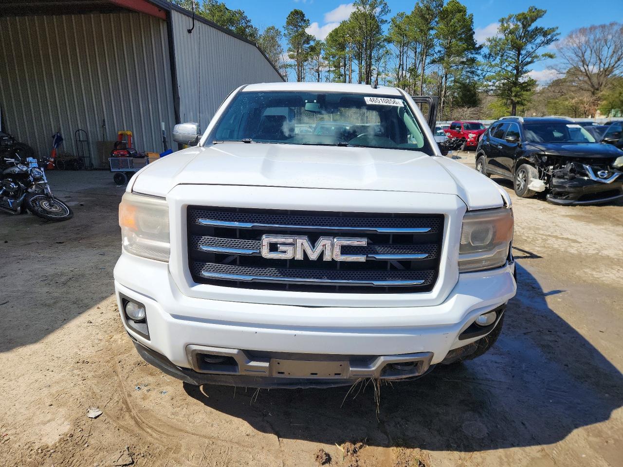 2014 Gmc Sierra K1500 Sle White vin: 1GTV2UEC4EZ158581