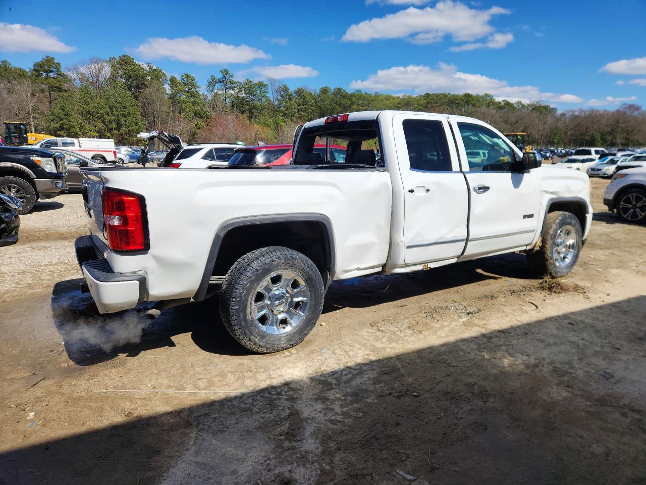 2014 Gmc Sierra K1500 Sle White vin: 1GTV2UEC4EZ158581