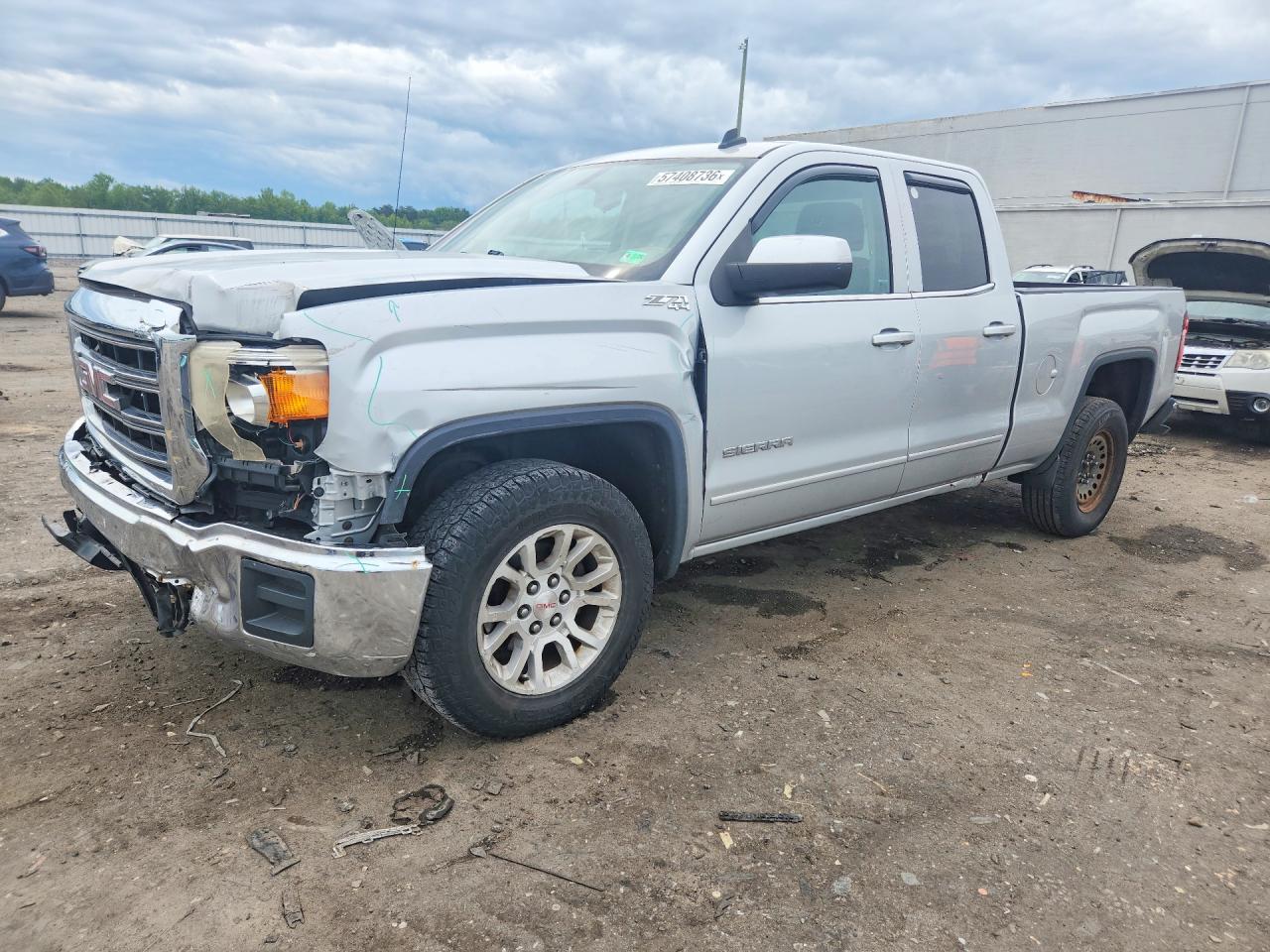 2014 Gmc Sierra K1500 Sle Silver vin: 1GTV2UEC4EZ325814