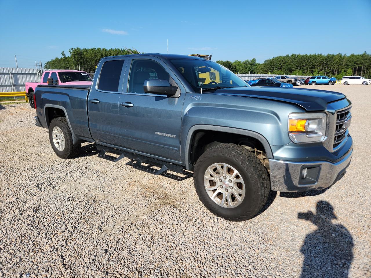 2014 Gmc Sierra K1500 Sle Синий vin: 1GTV2UEC4EZ329183