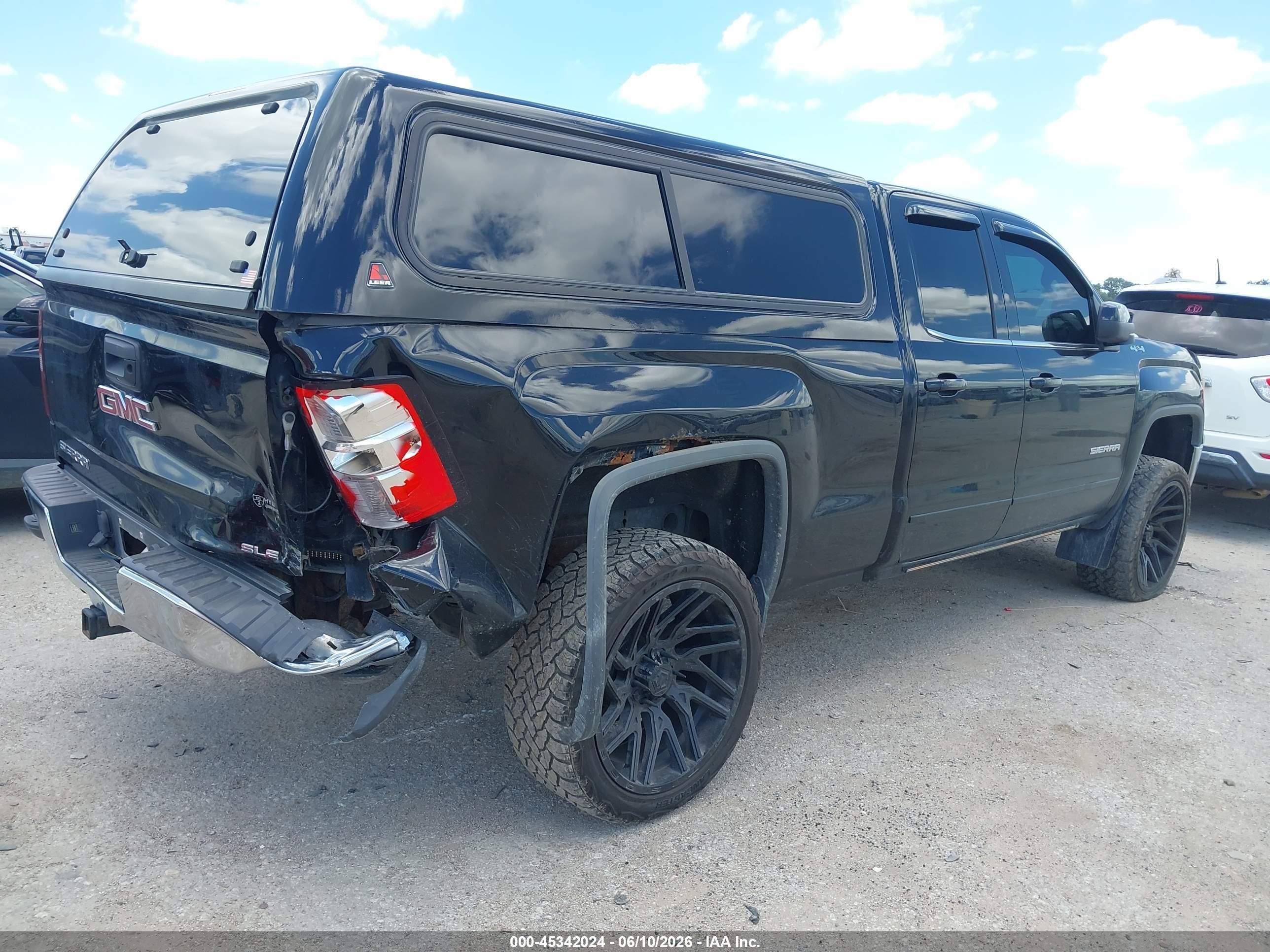 2014 Gmc Sierra 1500 Sle Black vin: 1GTV2UEC4EZ378271