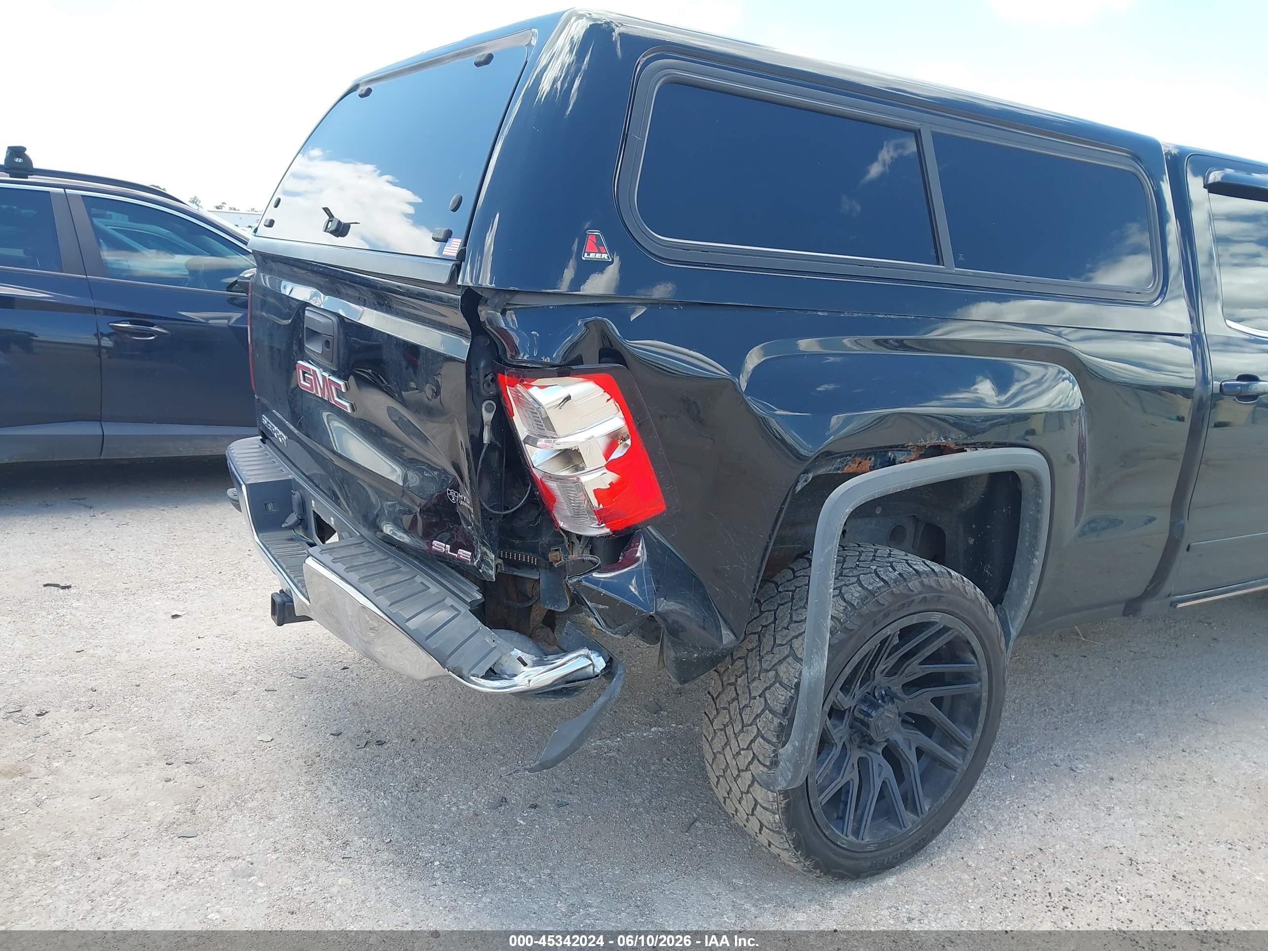 2014 Gmc Sierra 1500 Sle Black vin: 1GTV2UEC4EZ378271