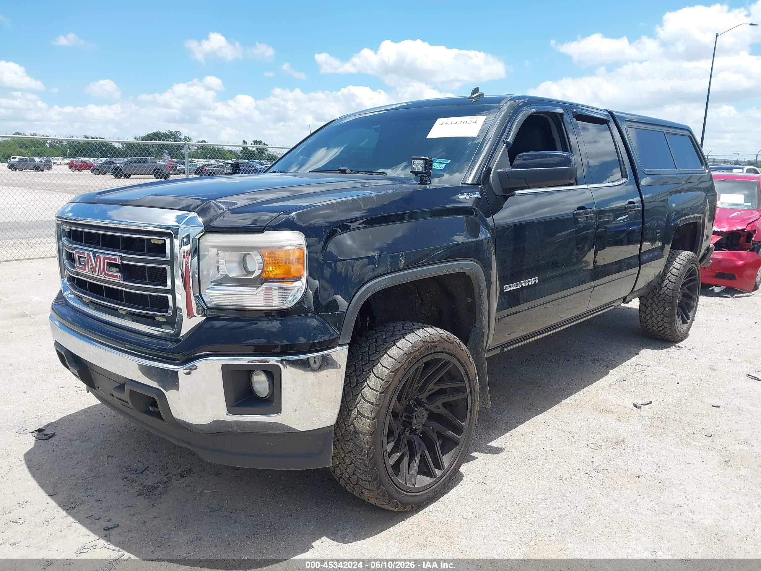 2014 Gmc Sierra 1500 Sle Black vin: 1GTV2UEC4EZ378271