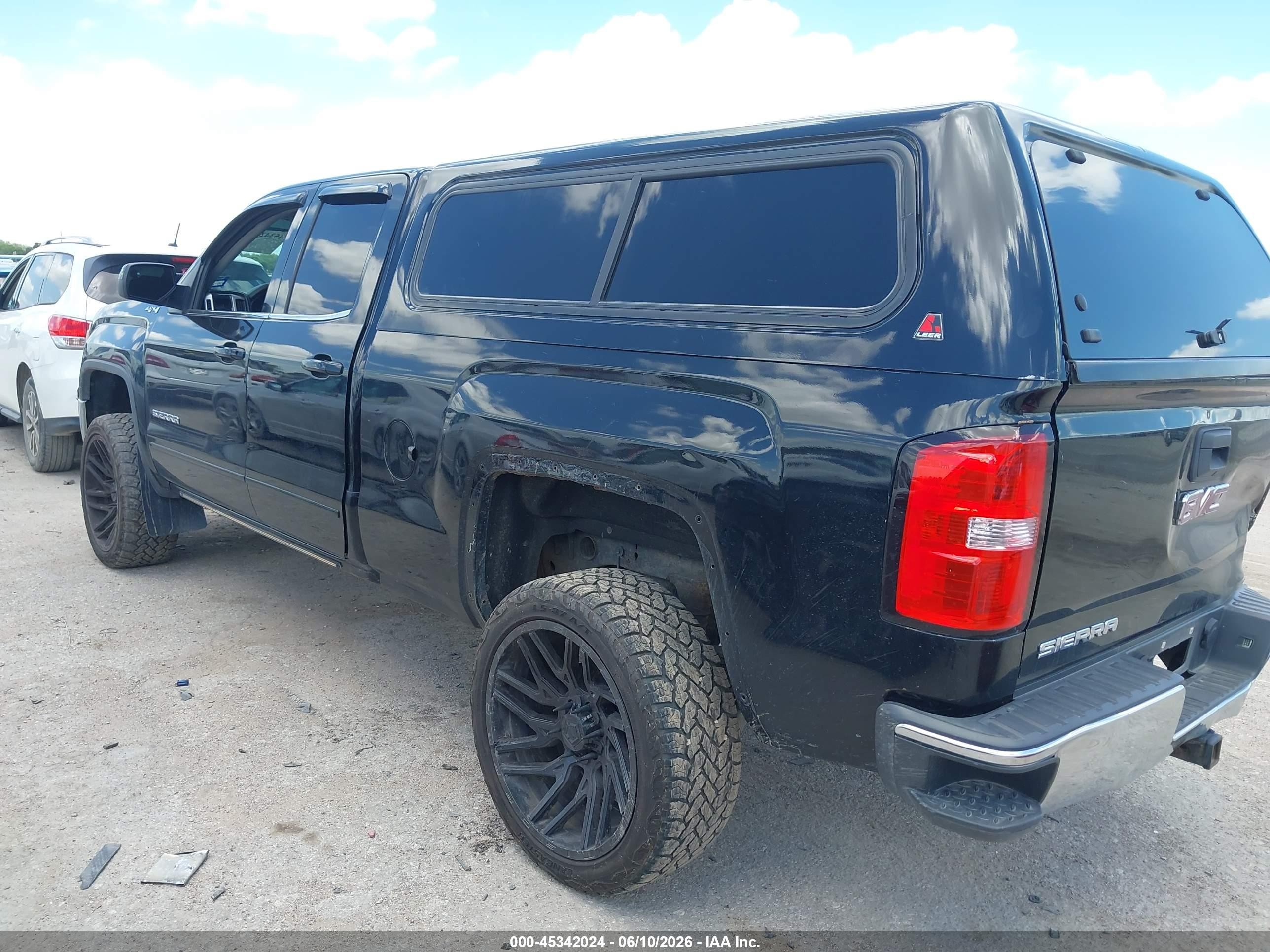 2014 Gmc Sierra 1500 Sle Black vin: 1GTV2UEC4EZ378271