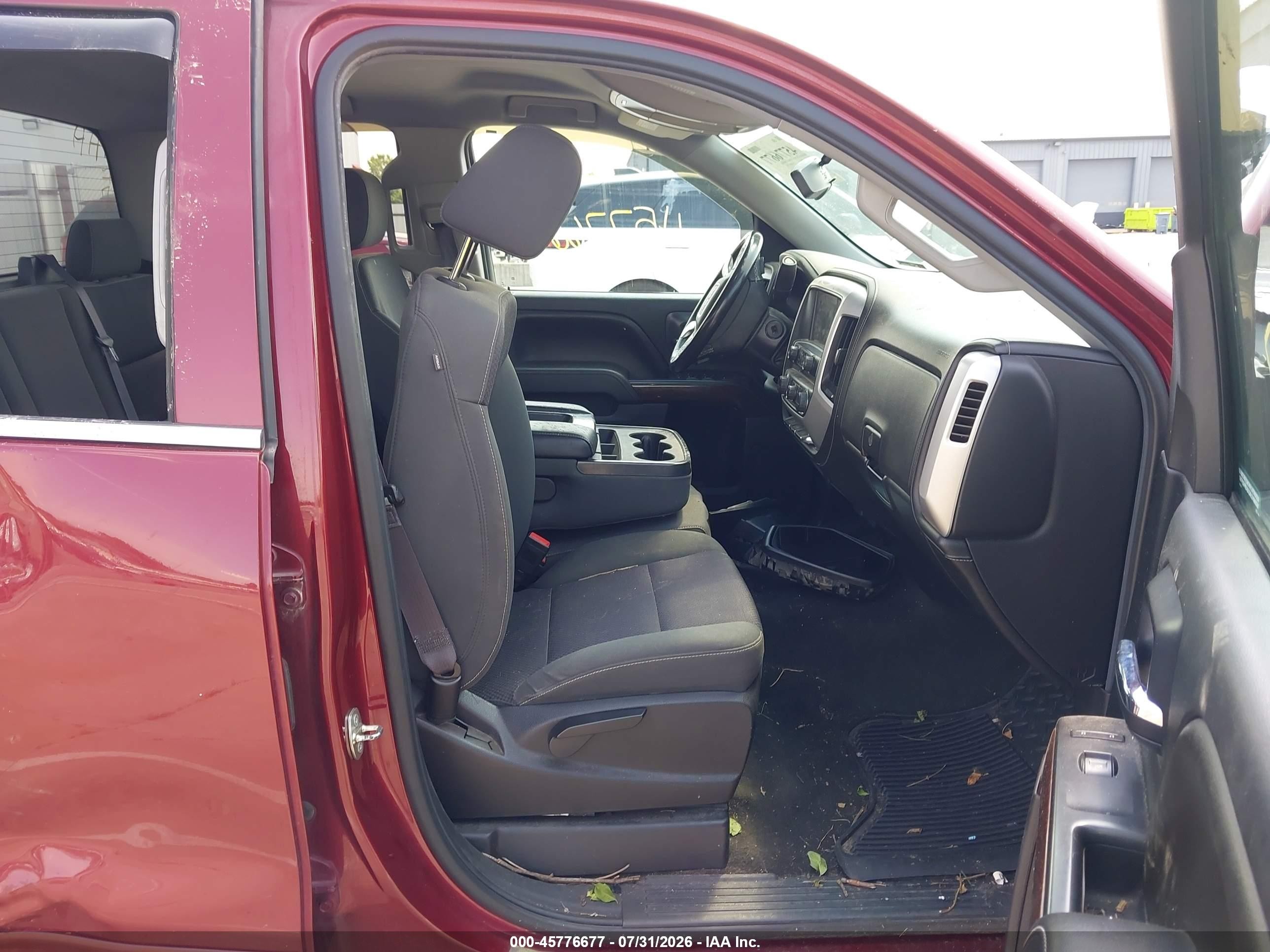 2015 Gmc Sierra 1500 Sle Burgundy vin: 1GTV2UEC4FZ211264