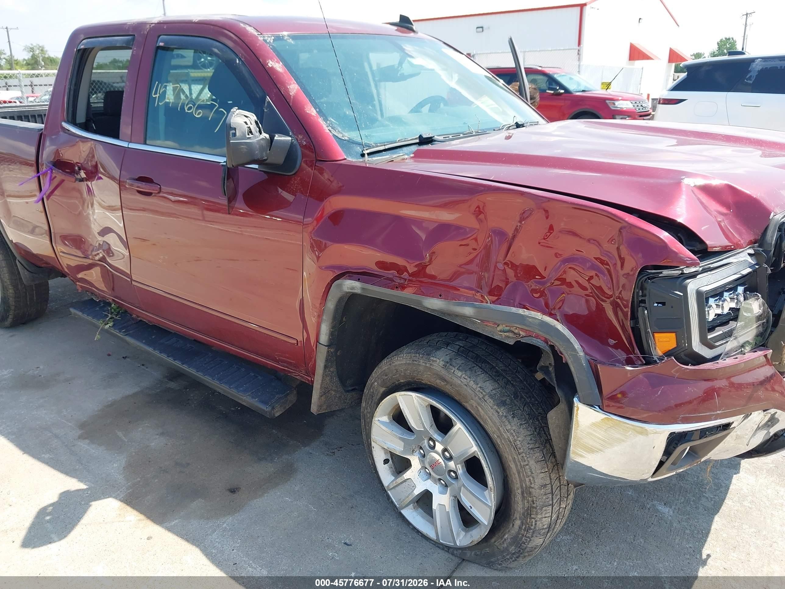 2015 Gmc Sierra 1500 Sle Burgundy vin: 1GTV2UEC4FZ211264