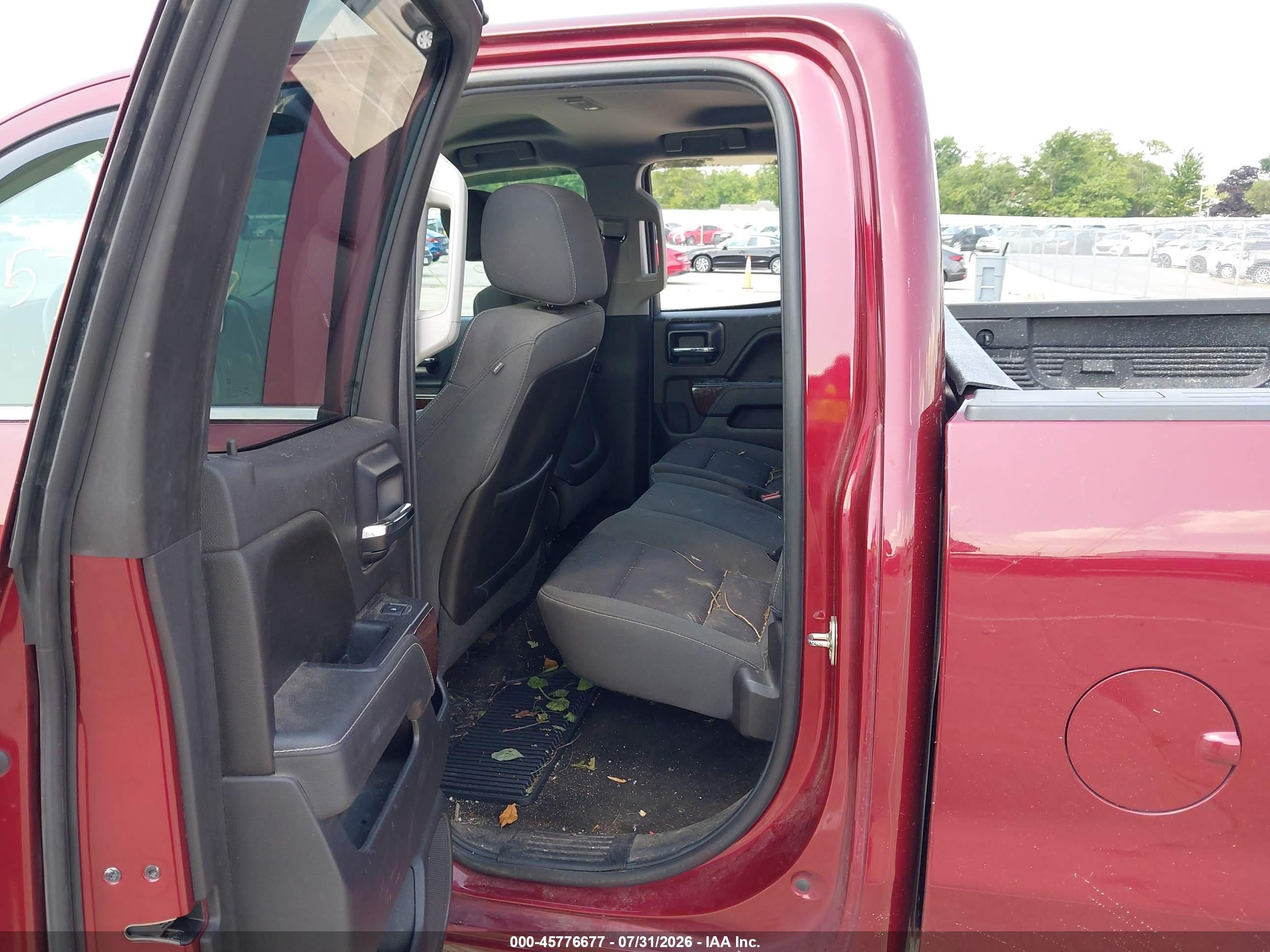 2015 Gmc Sierra 1500 Sle Burgundy vin: 1GTV2UEC4FZ211264