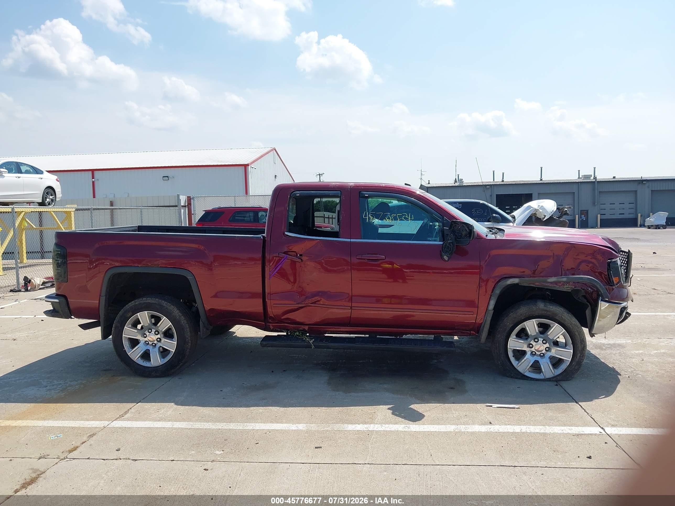 2015 Gmc Sierra 1500 Sle Burgundy vin: 1GTV2UEC4FZ211264