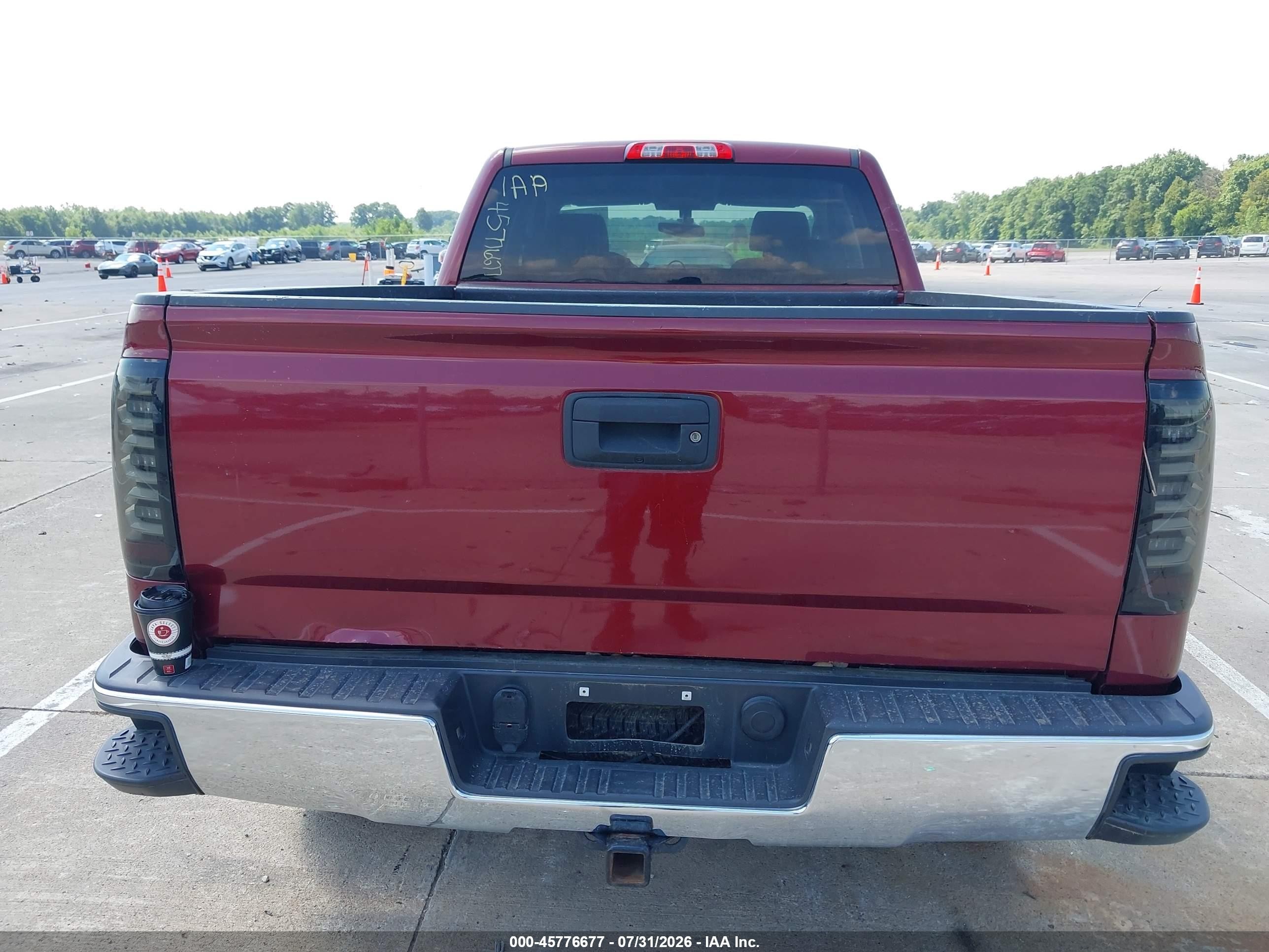 2015 Gmc Sierra 1500 Sle Burgundy vin: 1GTV2UEC4FZ211264