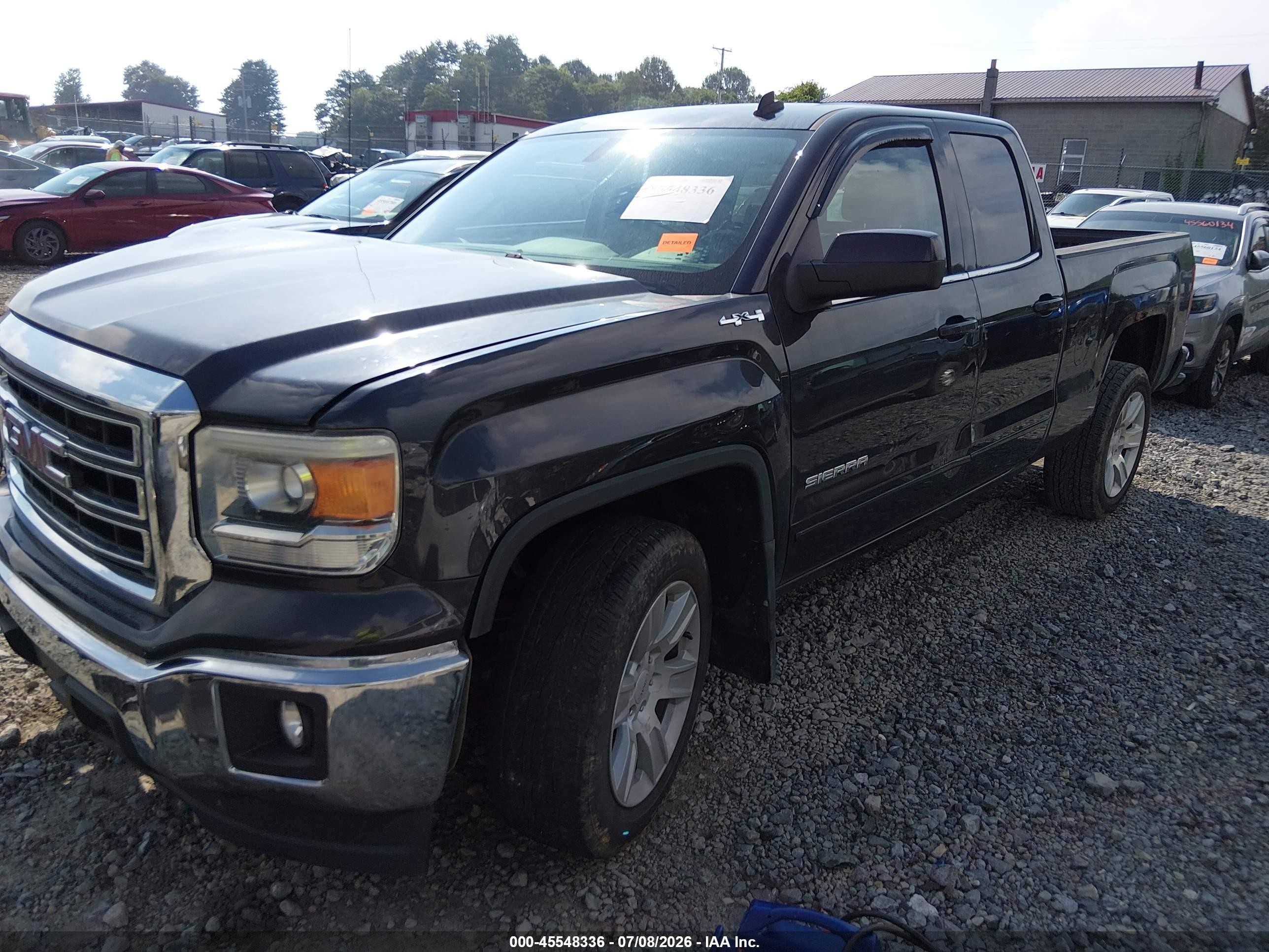 2014 Gmc Sierra 1500 Sle Black vin: 1GTV2UEC5EZ161604