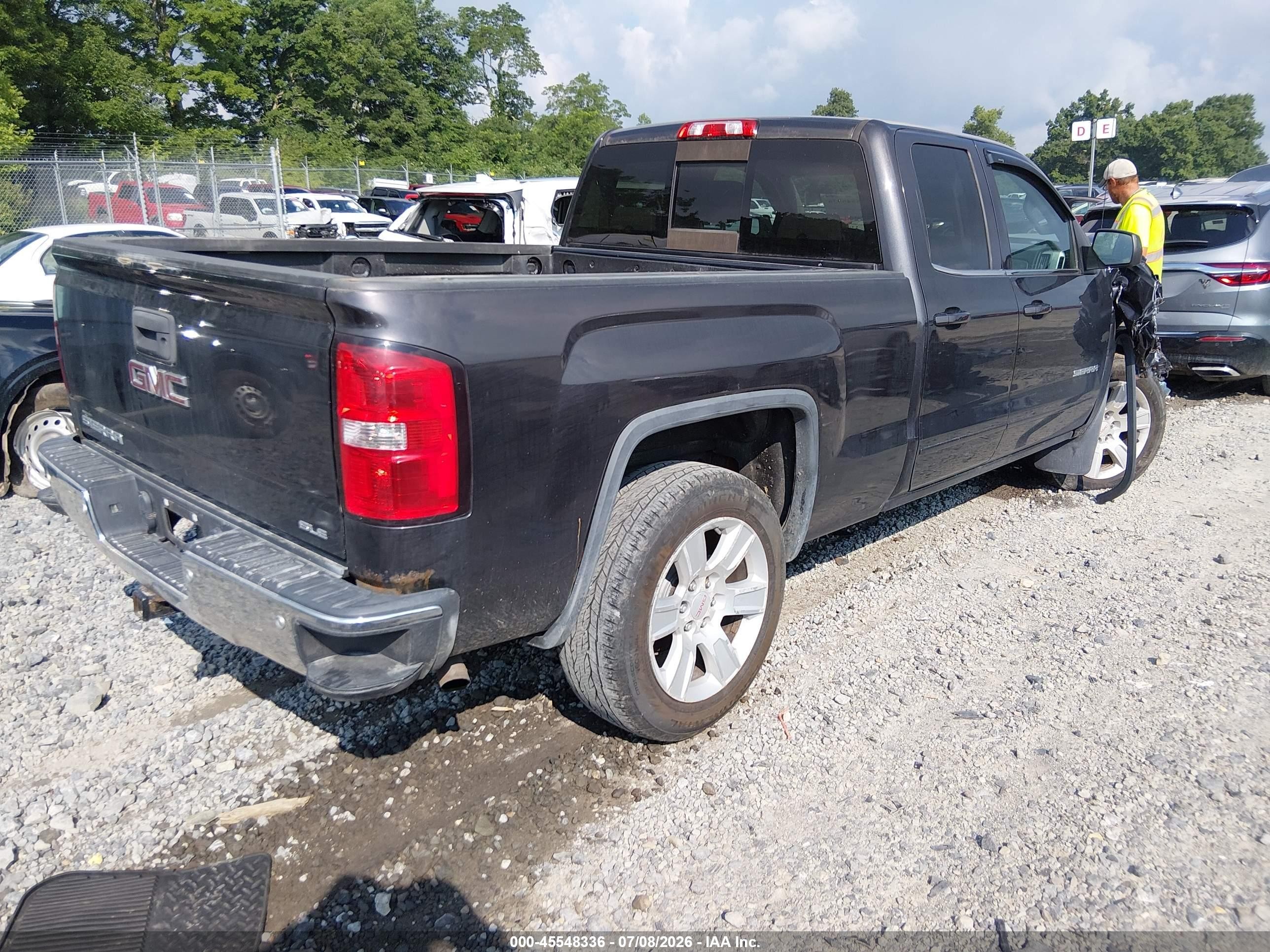2014 Gmc Sierra 1500 Sle Black vin: 1GTV2UEC5EZ161604
