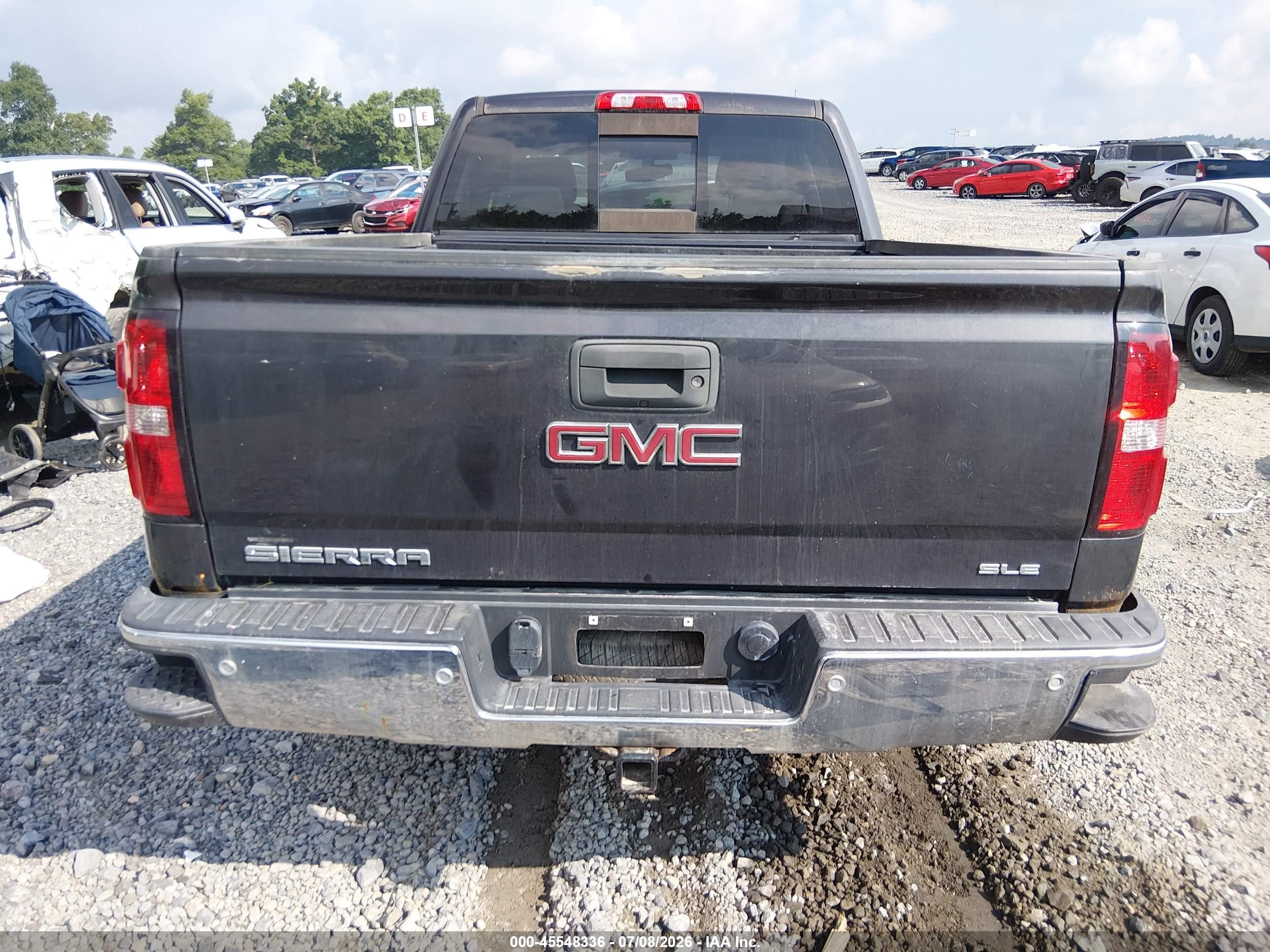2014 Gmc Sierra 1500 Sle Black vin: 1GTV2UEC5EZ161604