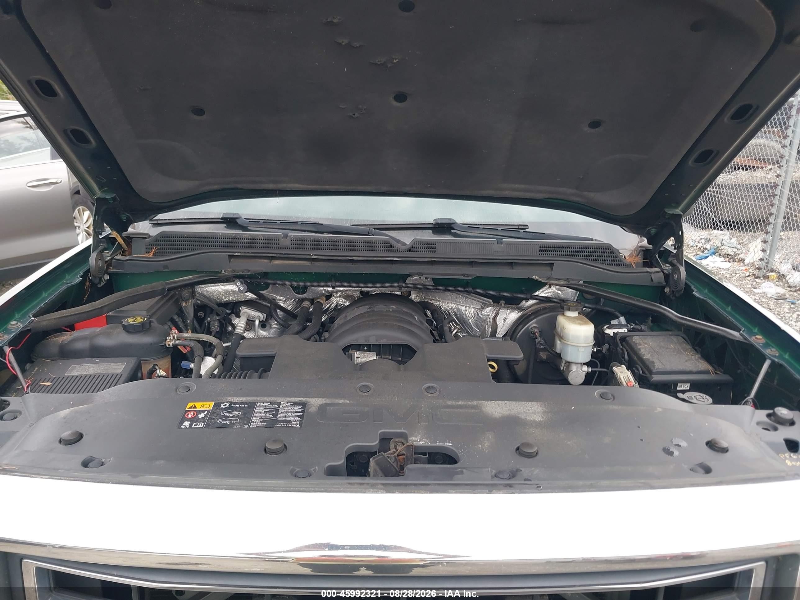 2014 Gmc Sierra 1500 Sle Green vin: 1GTV2UEC5EZ307368